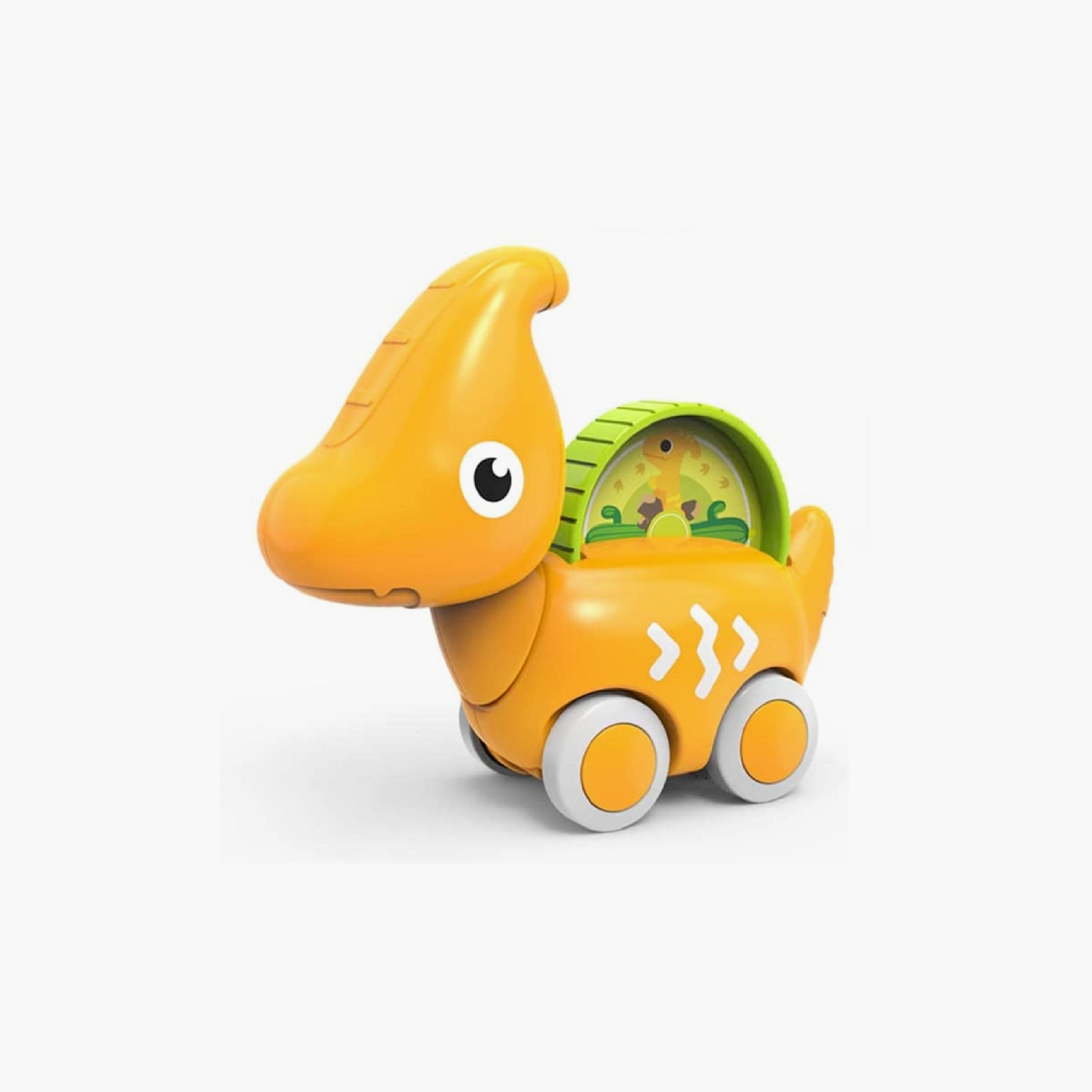 Huanger Paractenosaurus Toy Car, Yellow-toys-babyandtoddlertoys-pushandpulltoys-image-1