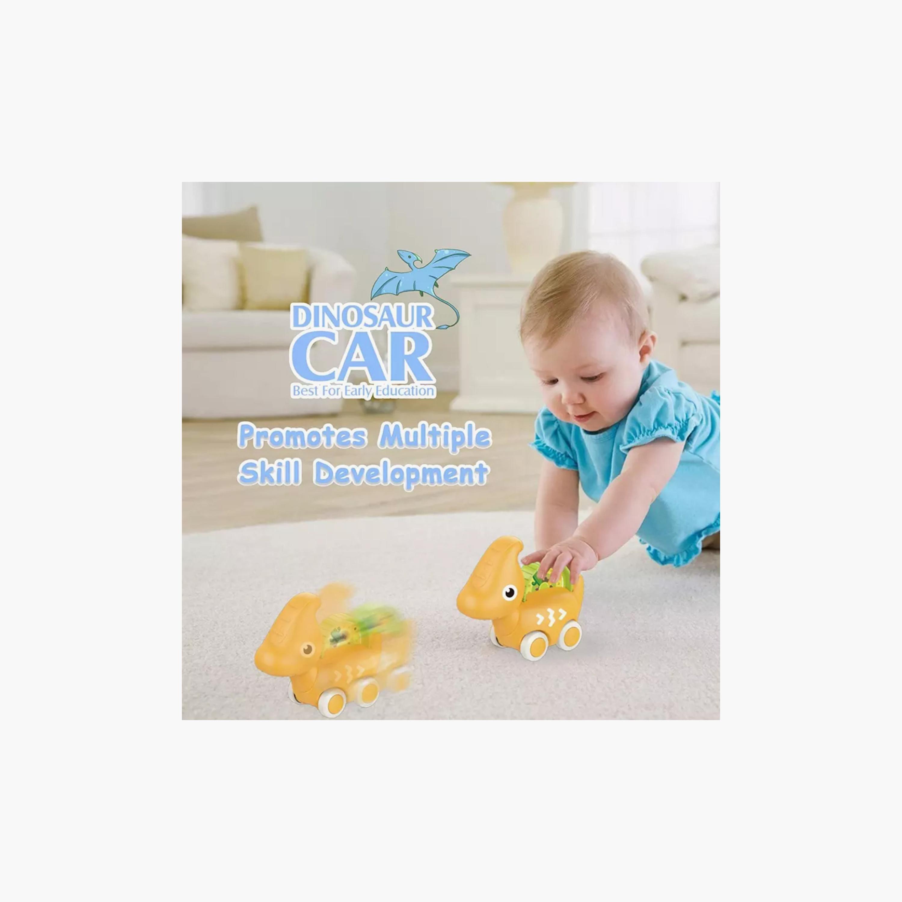Huanger Paractenosaurus Toy Car, Yellow-toys-babyandtoddlertoys-pushandpulltoys-image-5