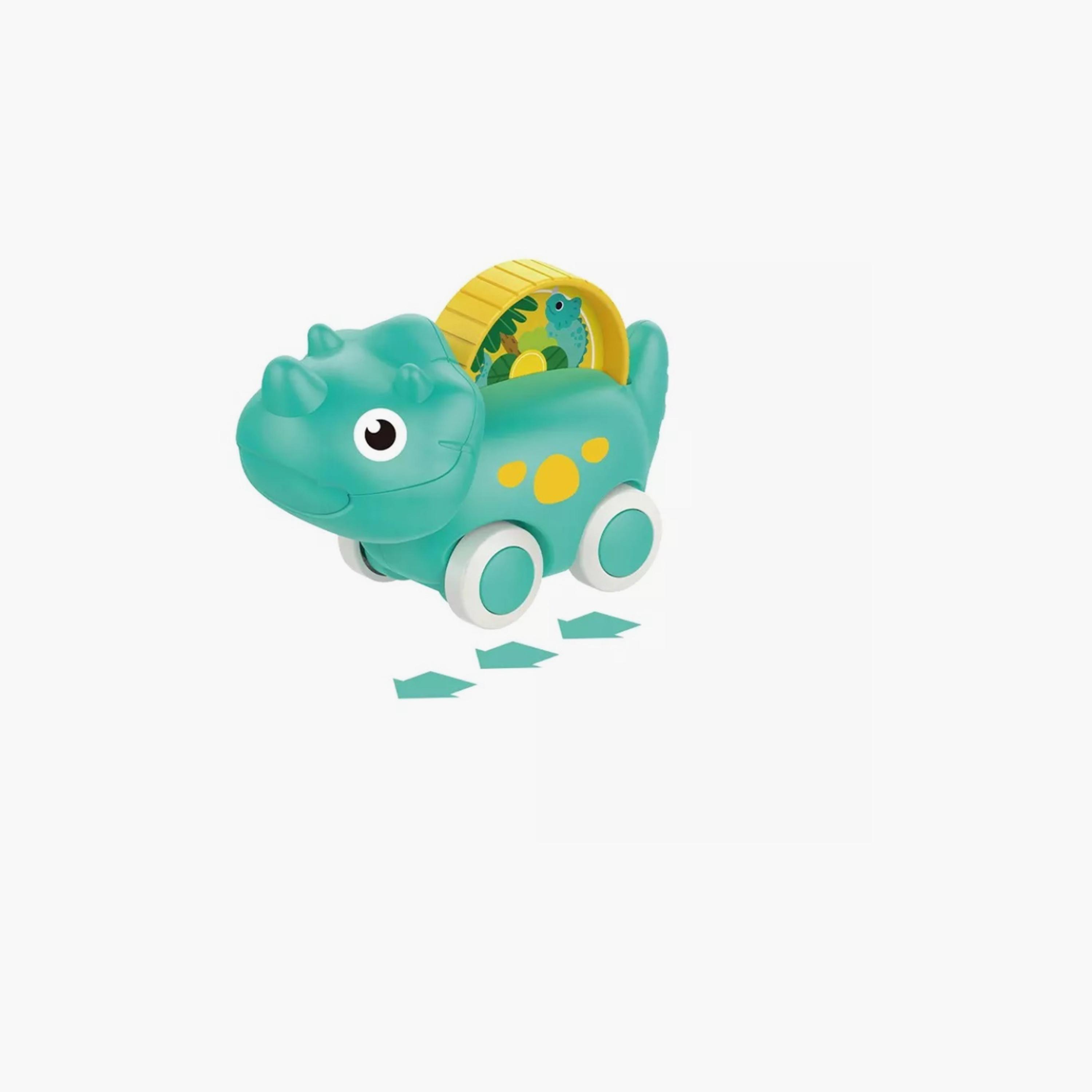 Huanger Triceratops Toy Car, Green-toys-babyandtoddlertoys-pushandpulltoys-image-2