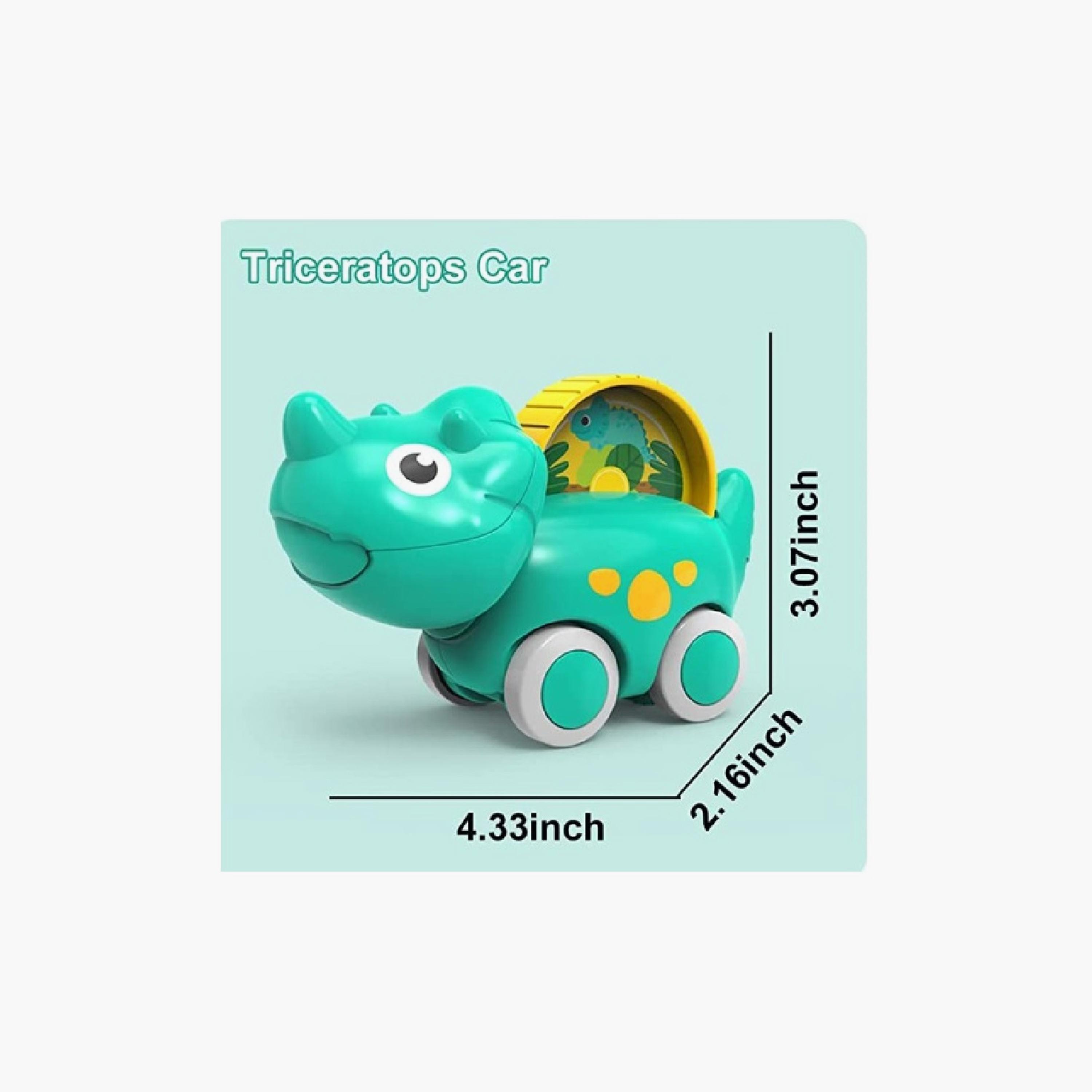 Huanger Triceratops Toy Car, Green-toys-babyandtoddlertoys-pushandpulltoys-image-5