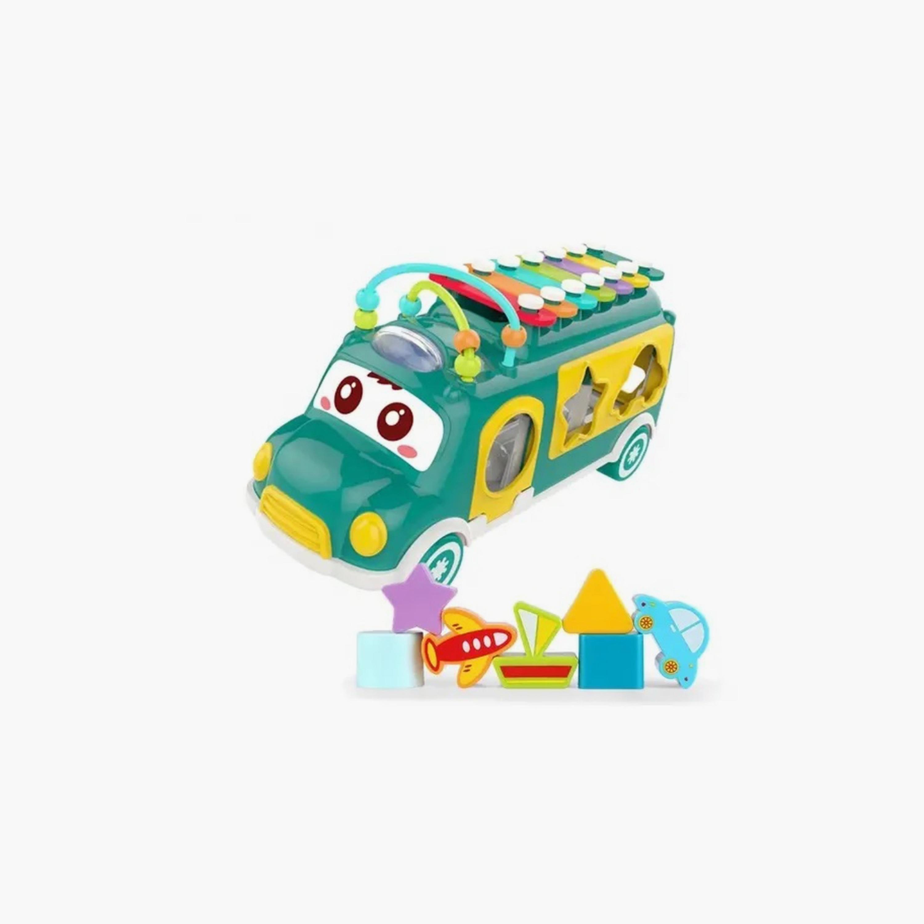 Huanger Musical Bus Stacking Toy with Xylophone-toys-playvehicles-trainsandbuses-image-1