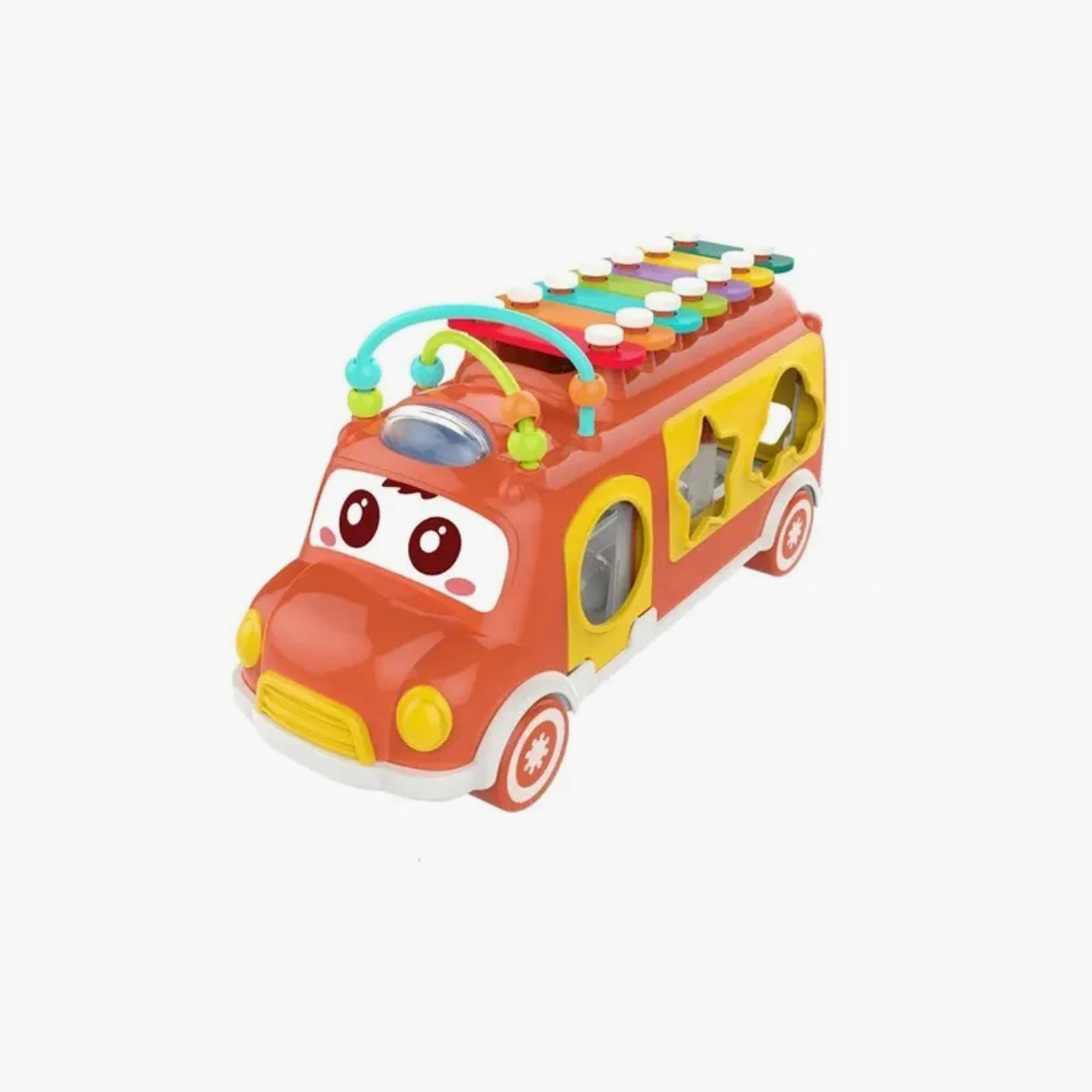 Huanger Musical Bus Stacking Toy with Xylophone-toys-playvehicles-trainsandbuses-image-1