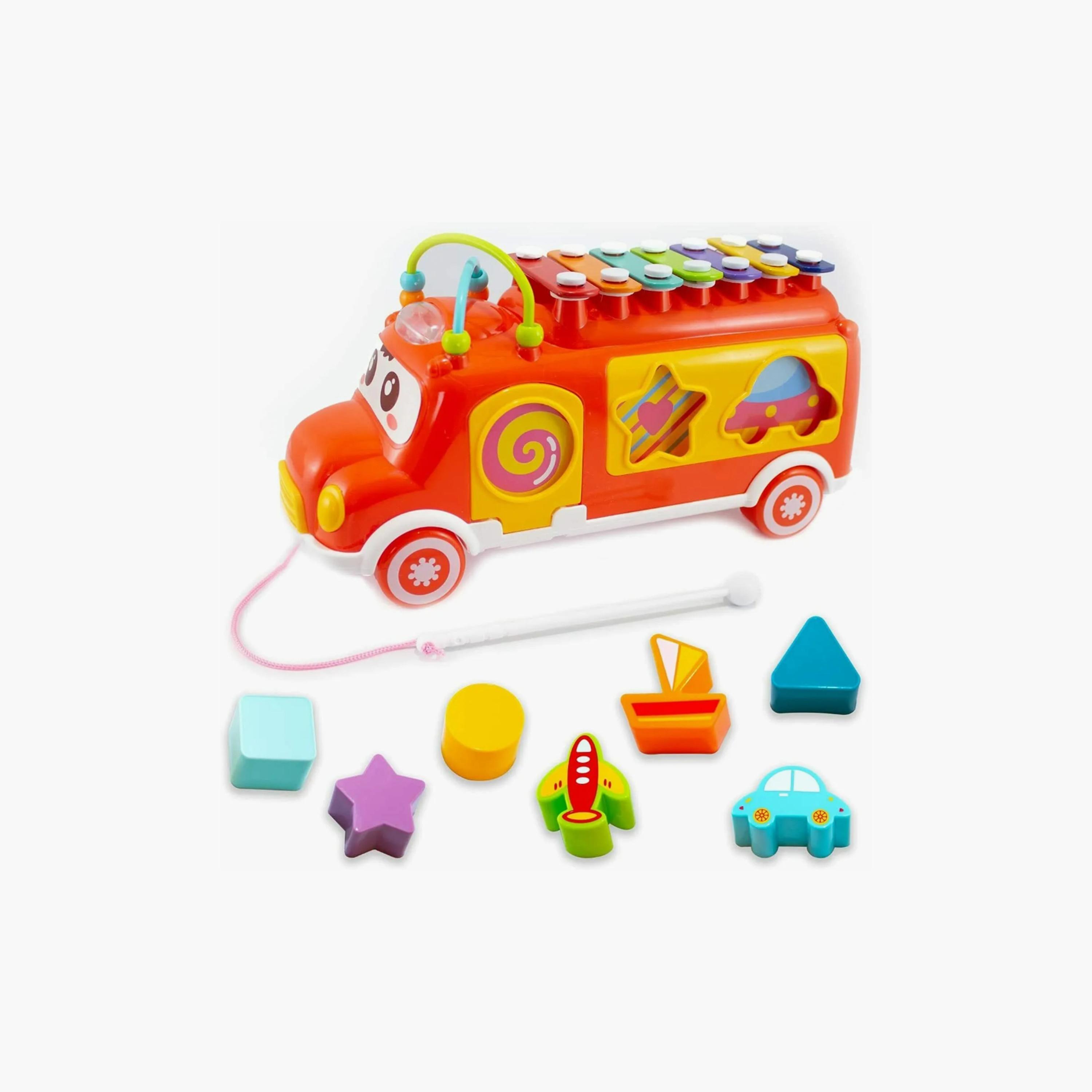 Huanger Musical Bus Stacking Toy with Xylophone-toys-playvehicles-trainsandbuses-image-2