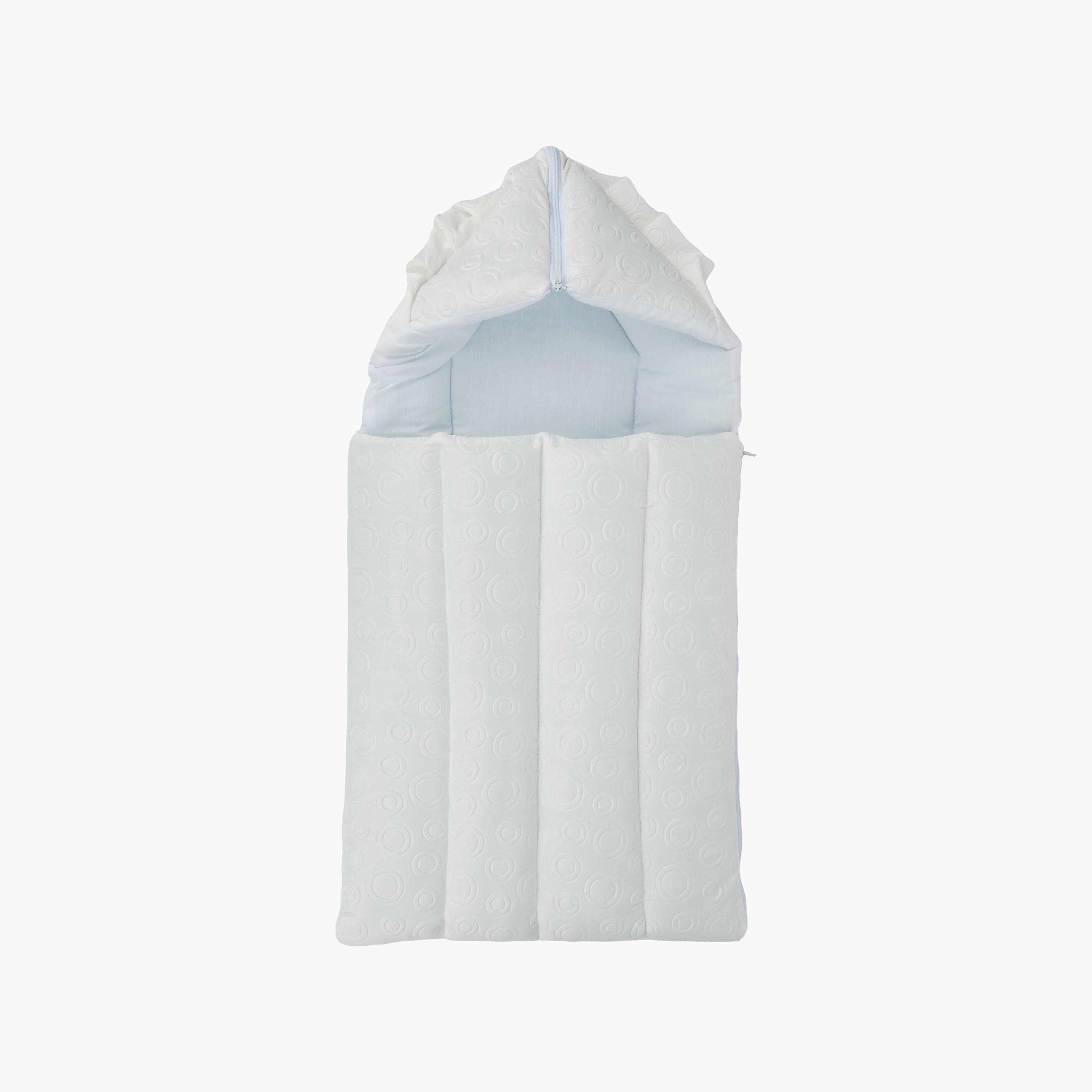 Little Angel Comfy Baby Sleeping Bag, White-baby-nursery-blanketsandswaddles-swaddlesandsleepingbags-image-1