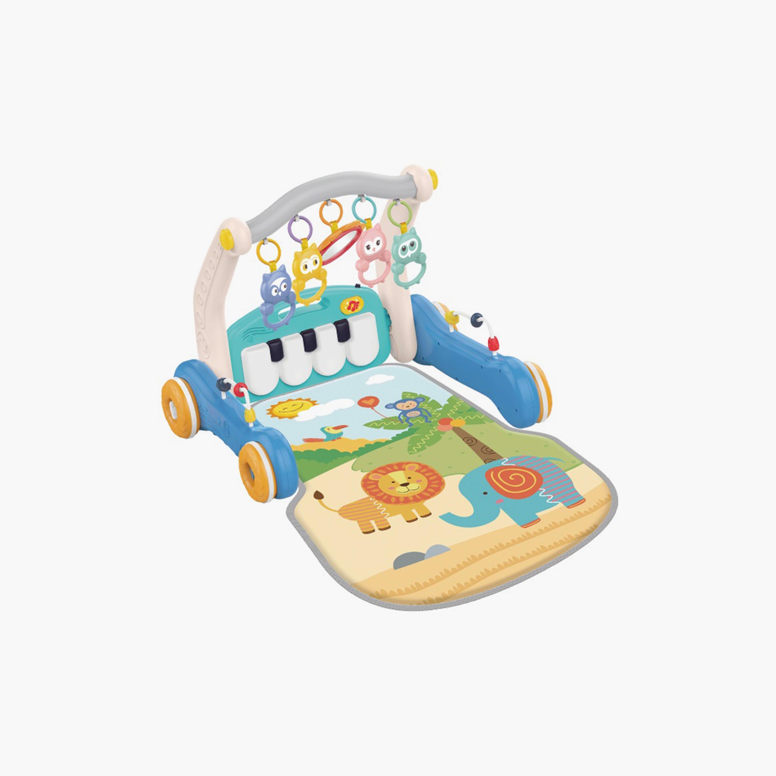 Huanger 2-in-1 Piano Playmat With Music & Walker-baby-infantactivity-playpensandplaymats-image-1