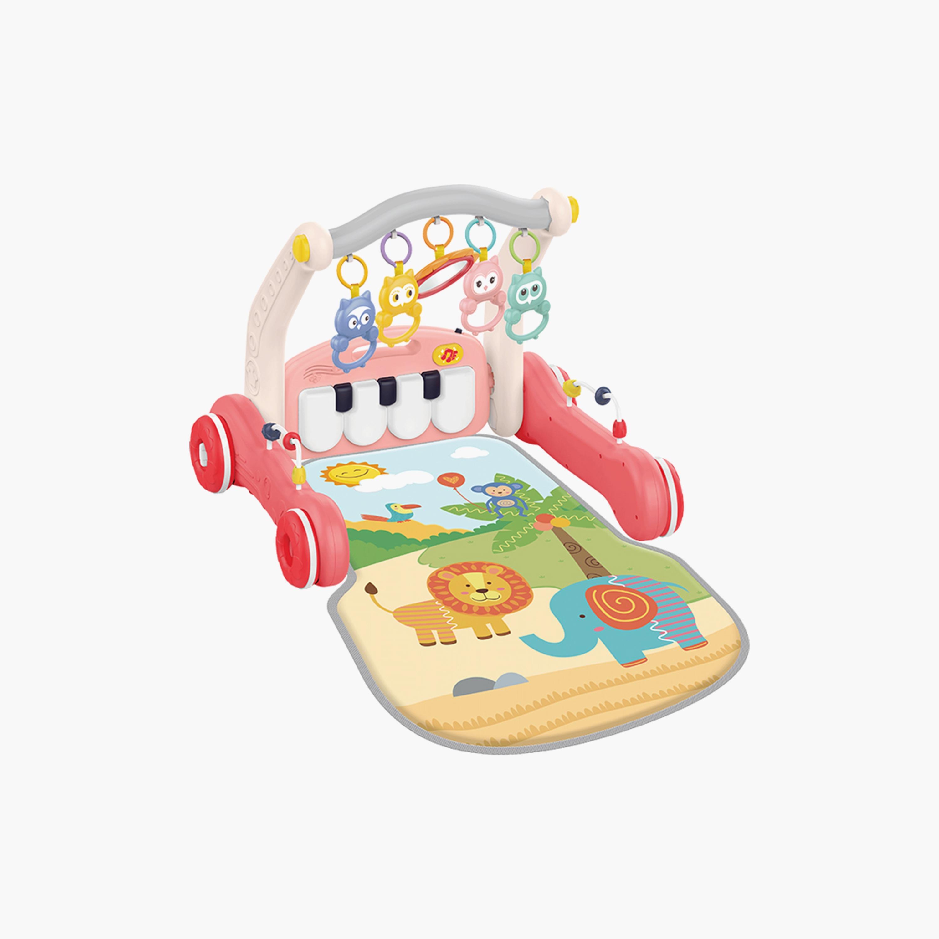 Huanger 2-in-1 Piano Playmat With Music & Walker-baby-infantactivity-playpensandplaymats-image-1