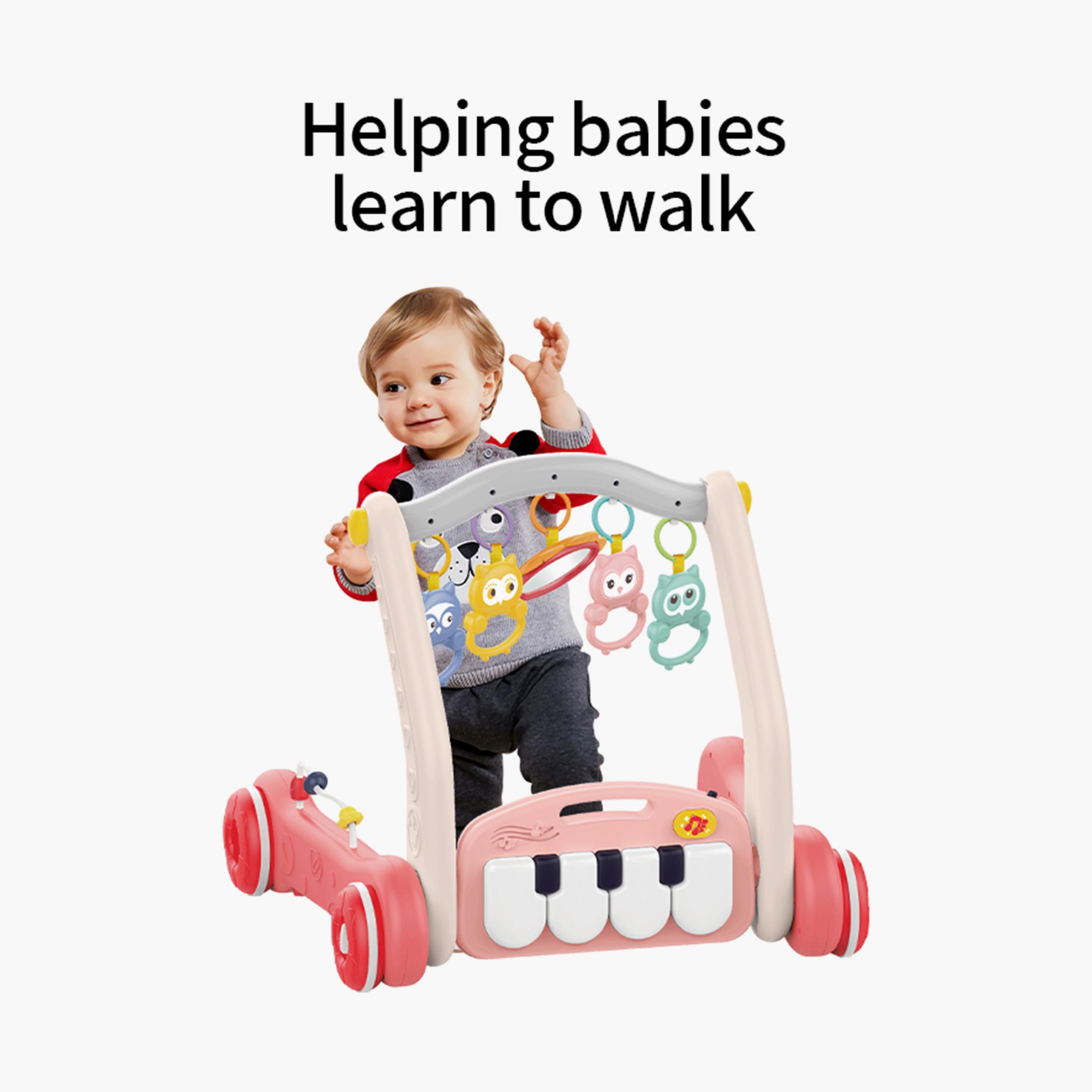 Huanger 2-in-1 Piano Playmat With Music & Walker-baby-infantactivity-playpensandplaymats-image-4