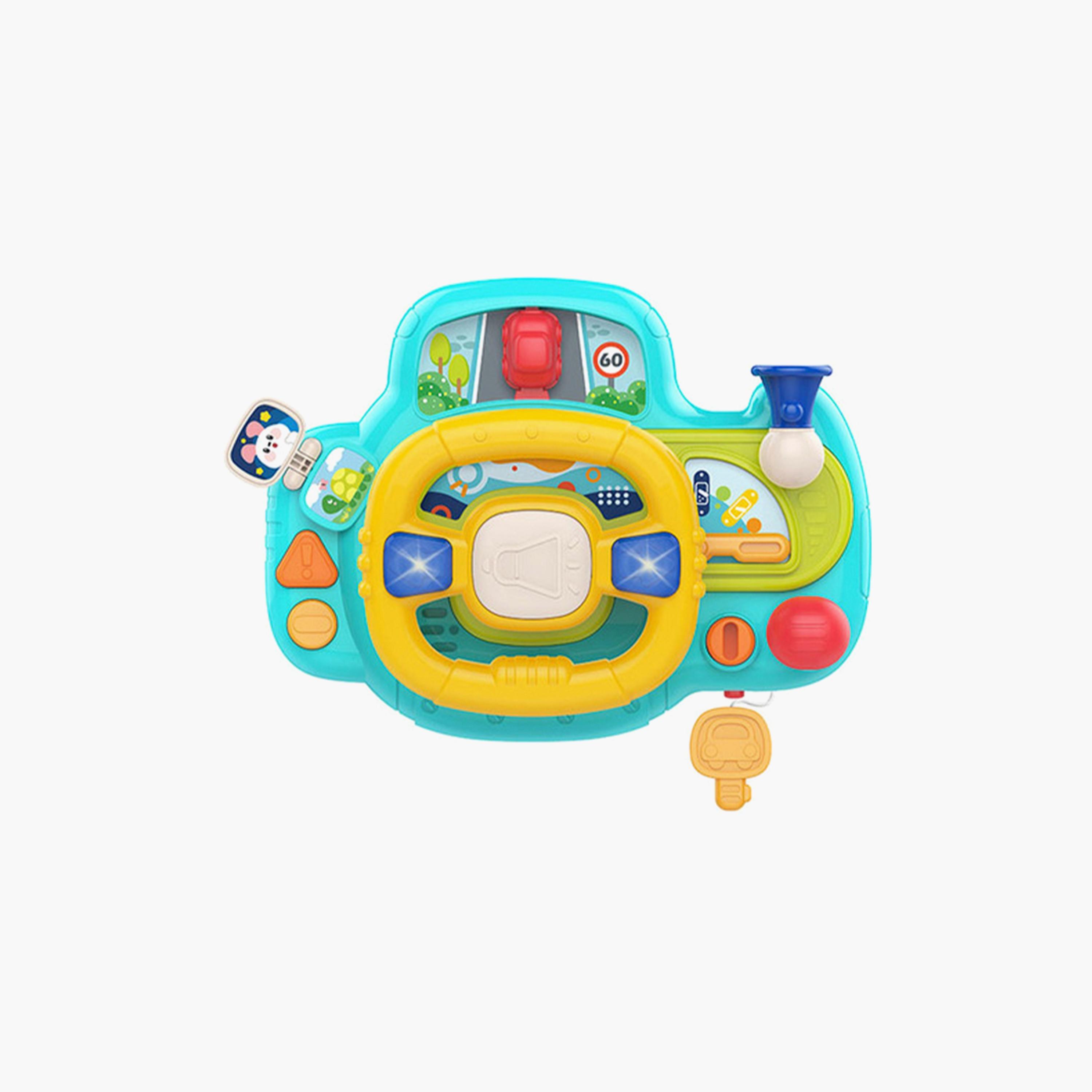 Huanger Musical Smart Steering Wheel Simulation Toy-toys-babyandtoddlertoys-lightsandmusicaltoys-image-1