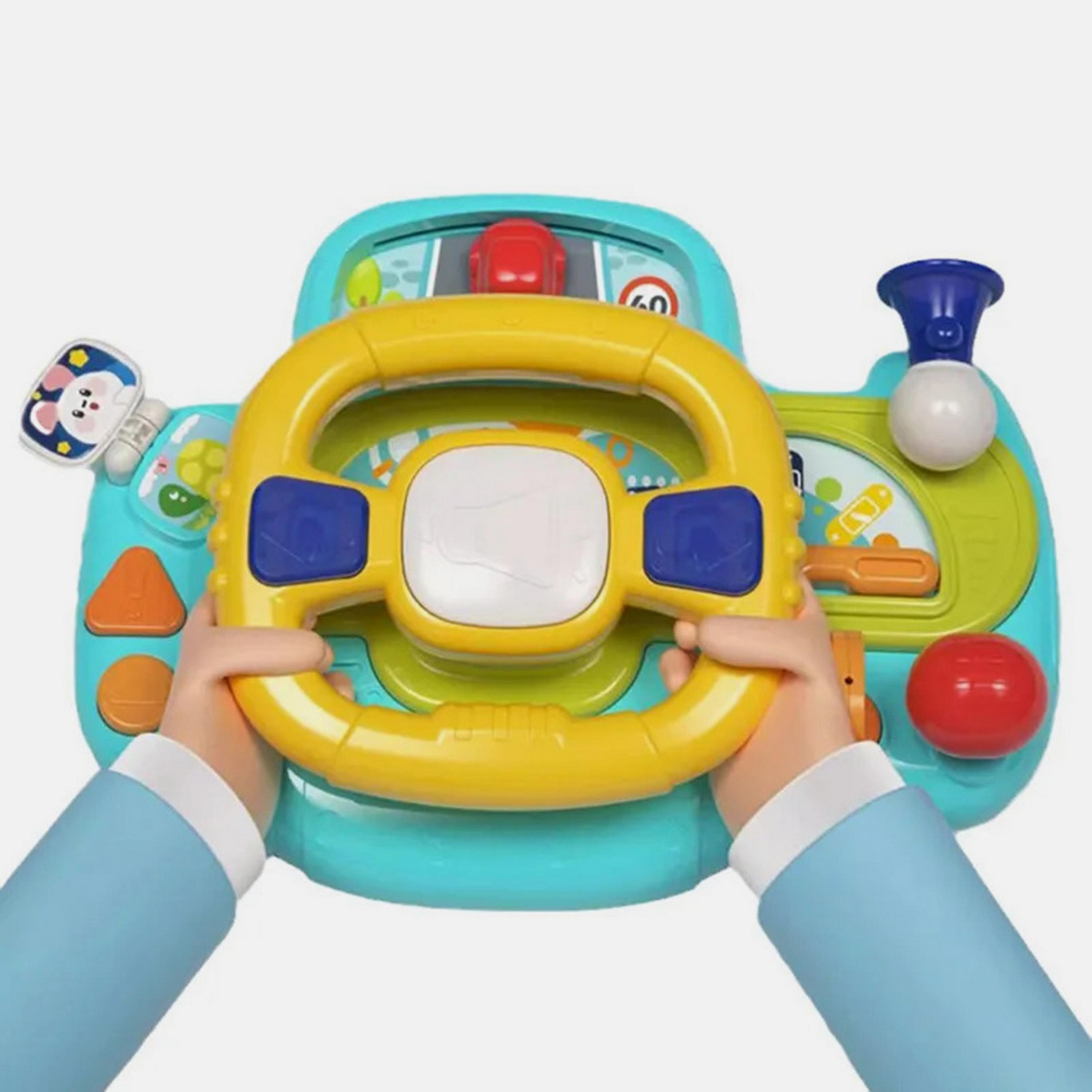Huanger Musical Smart Steering Wheel Simulation Toy-toys-babyandtoddlertoys-lightsandmusicaltoys-image-2