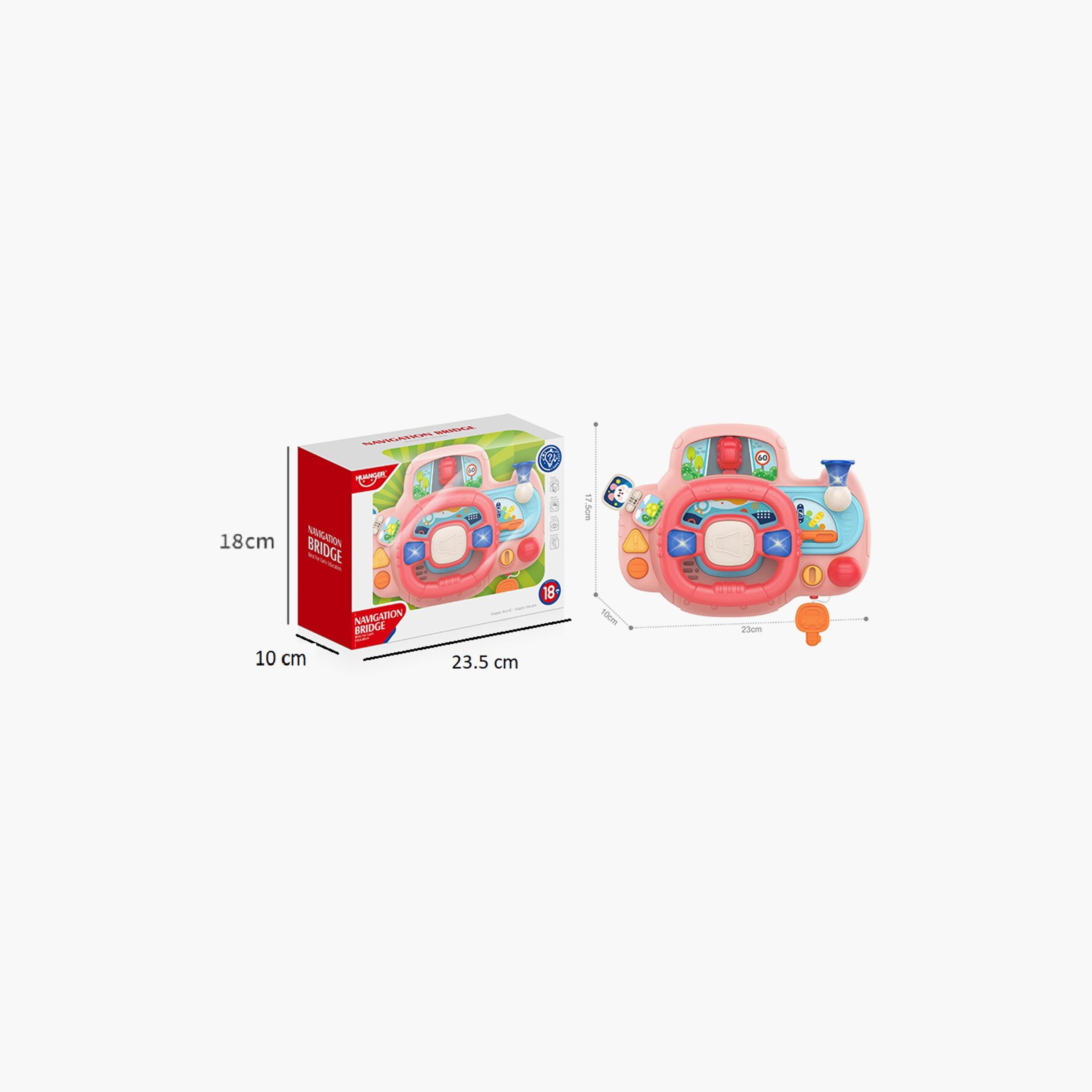 لعبة محاكاة عجلة القيادة الذكية الموسيقية من هوانجر-toys-babyandtoddlertoys-lightsandmusicaltoys-image-5