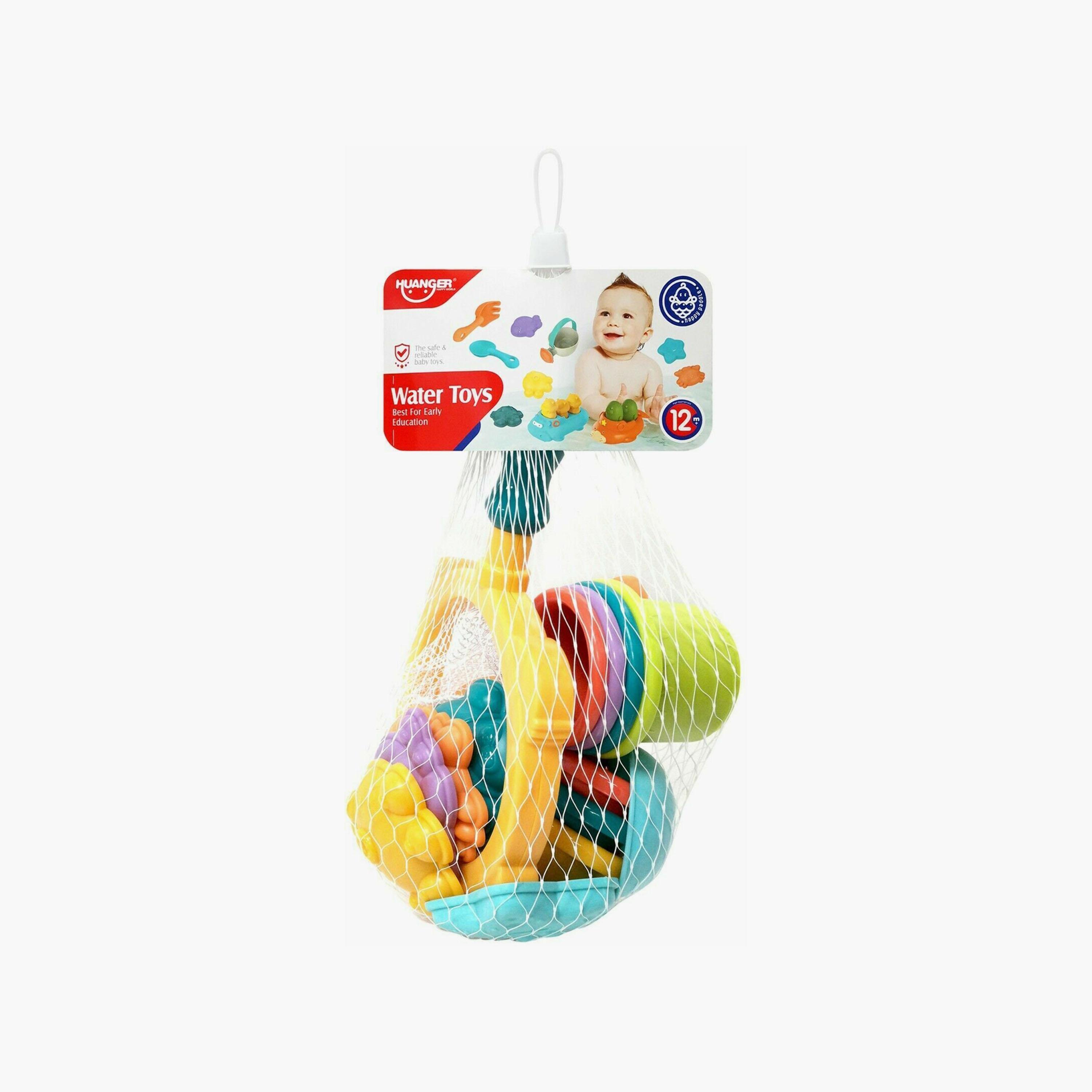 Huanger 15-Piece Sand Beach & Water Bath Toy set-toys-outdoor-poolandbeach-beachtoys-image-3