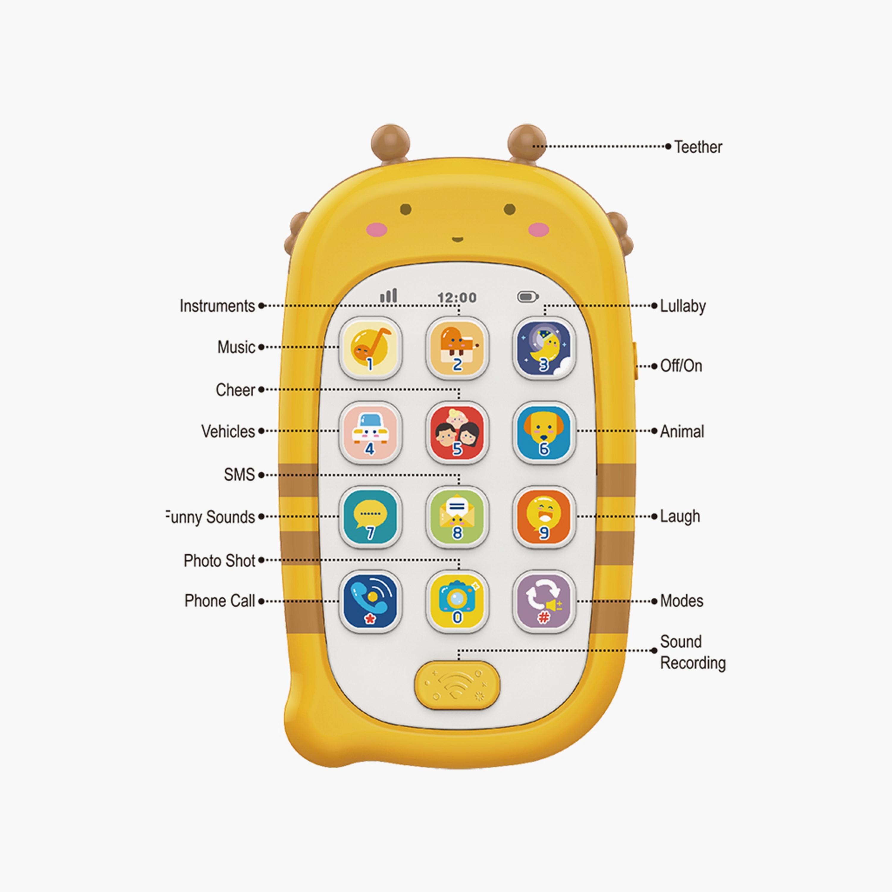 الهاتف المحمول الموسيقي من هوانجر-toys-babyandtoddlertoys-lightsandmusicaltoys-image-2