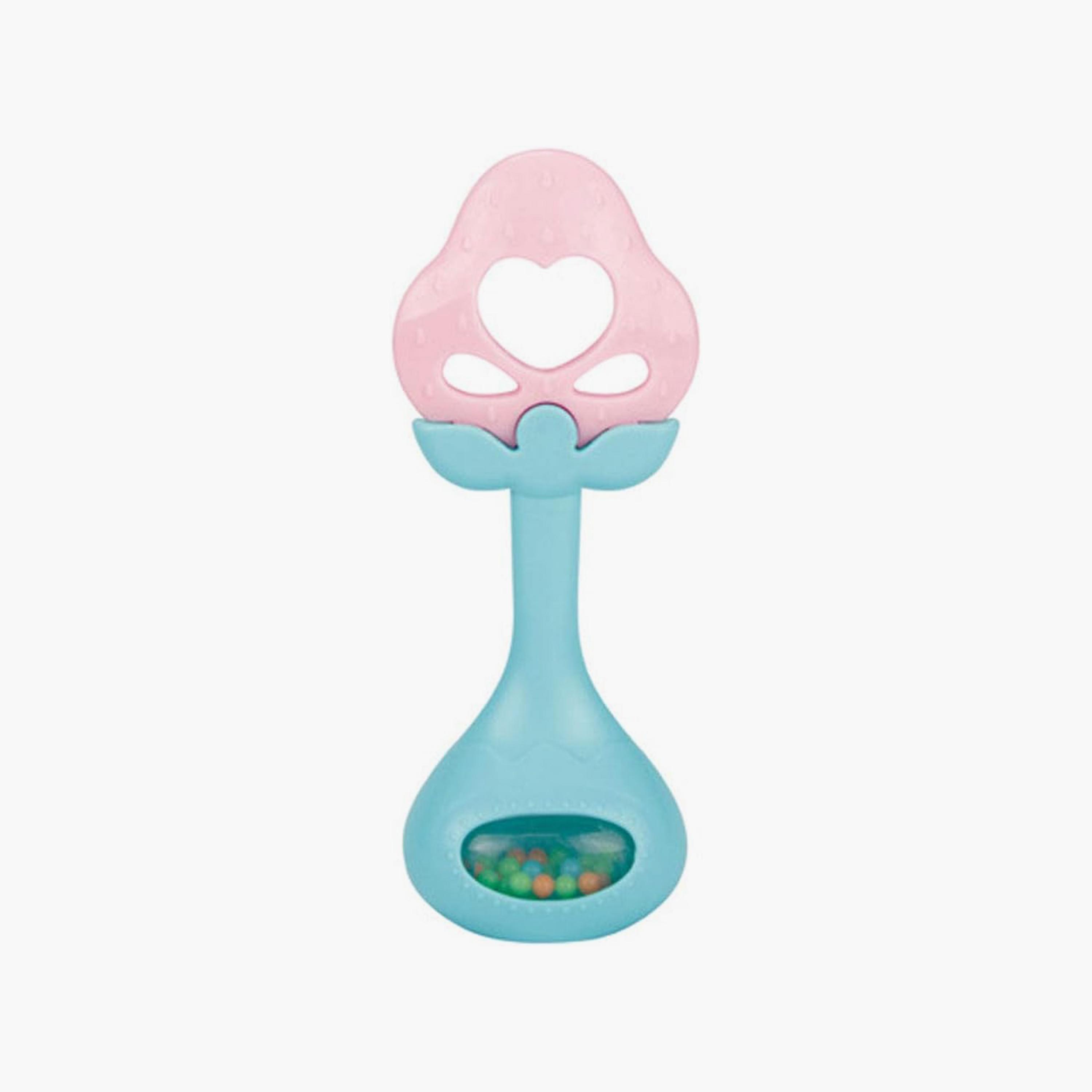 Huanger Strawberry Teether With Rattle-toys-babyandtoddlertoys-rattlesandteethers-image-1