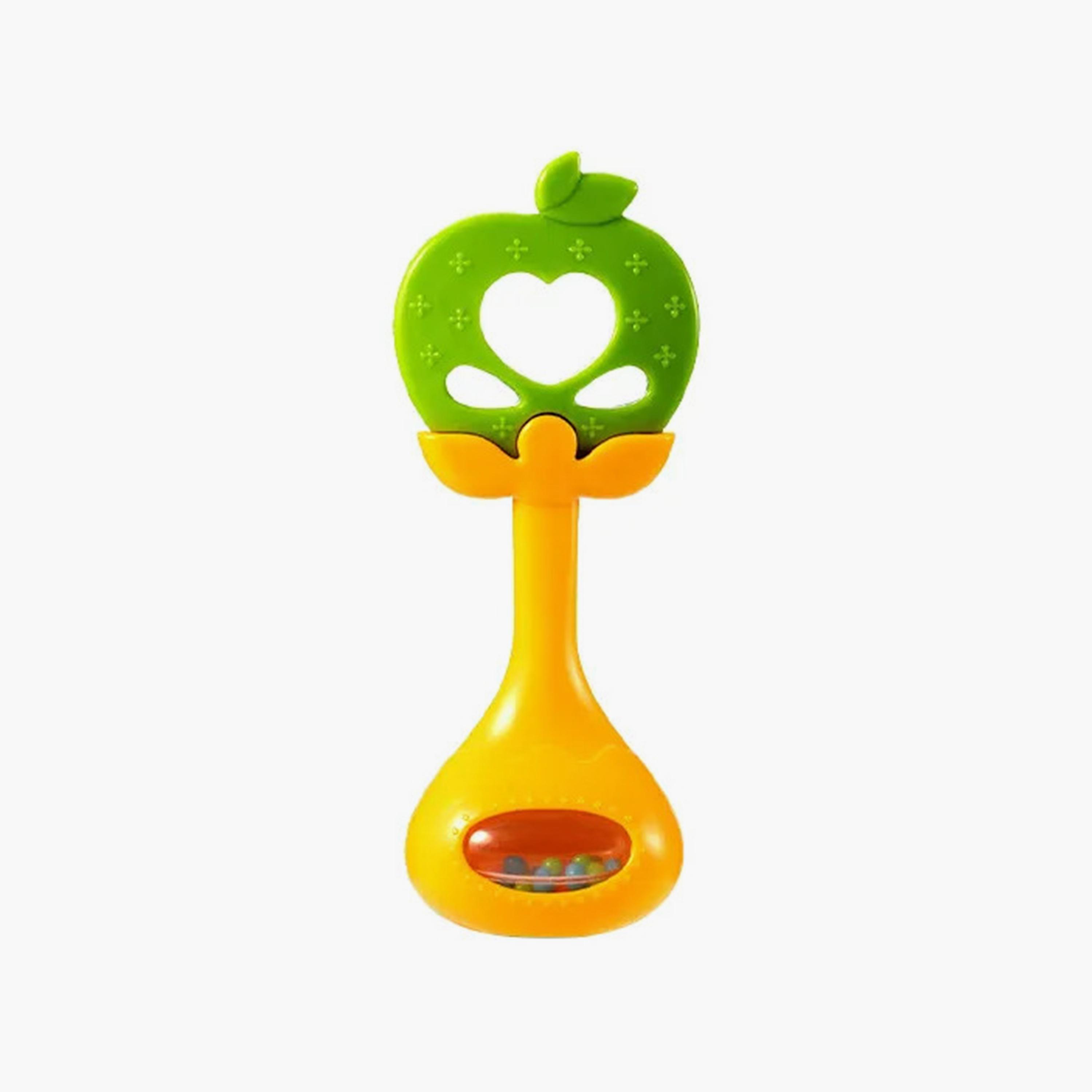 عضاضة تفاح مع خشخيشة من هوانجر-toys-babyandtoddlertoys-rattlesandteethers-image-1