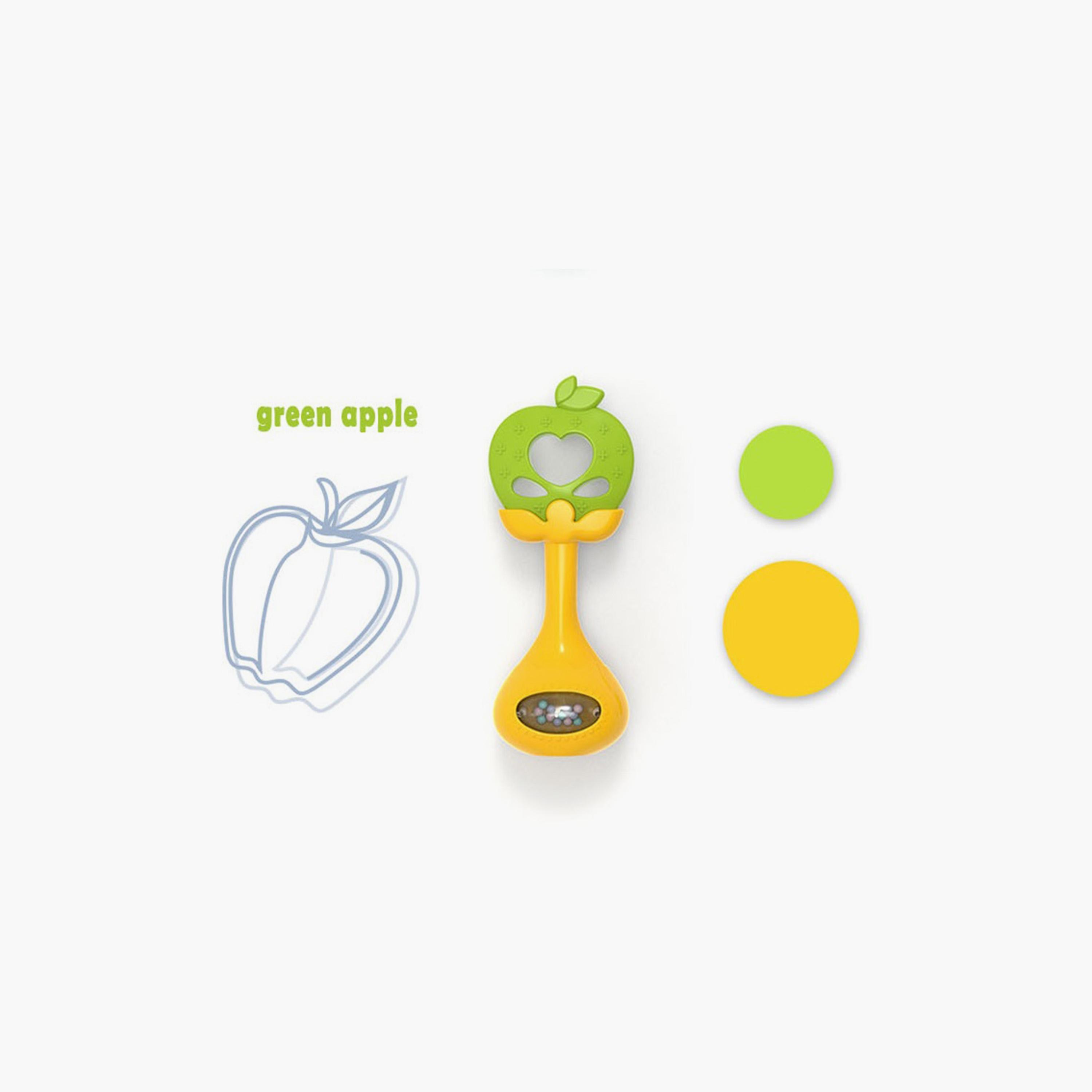 عضاضة تفاح مع خشخيشة من هوانجر-toys-babyandtoddlertoys-rattlesandteethers-image-2