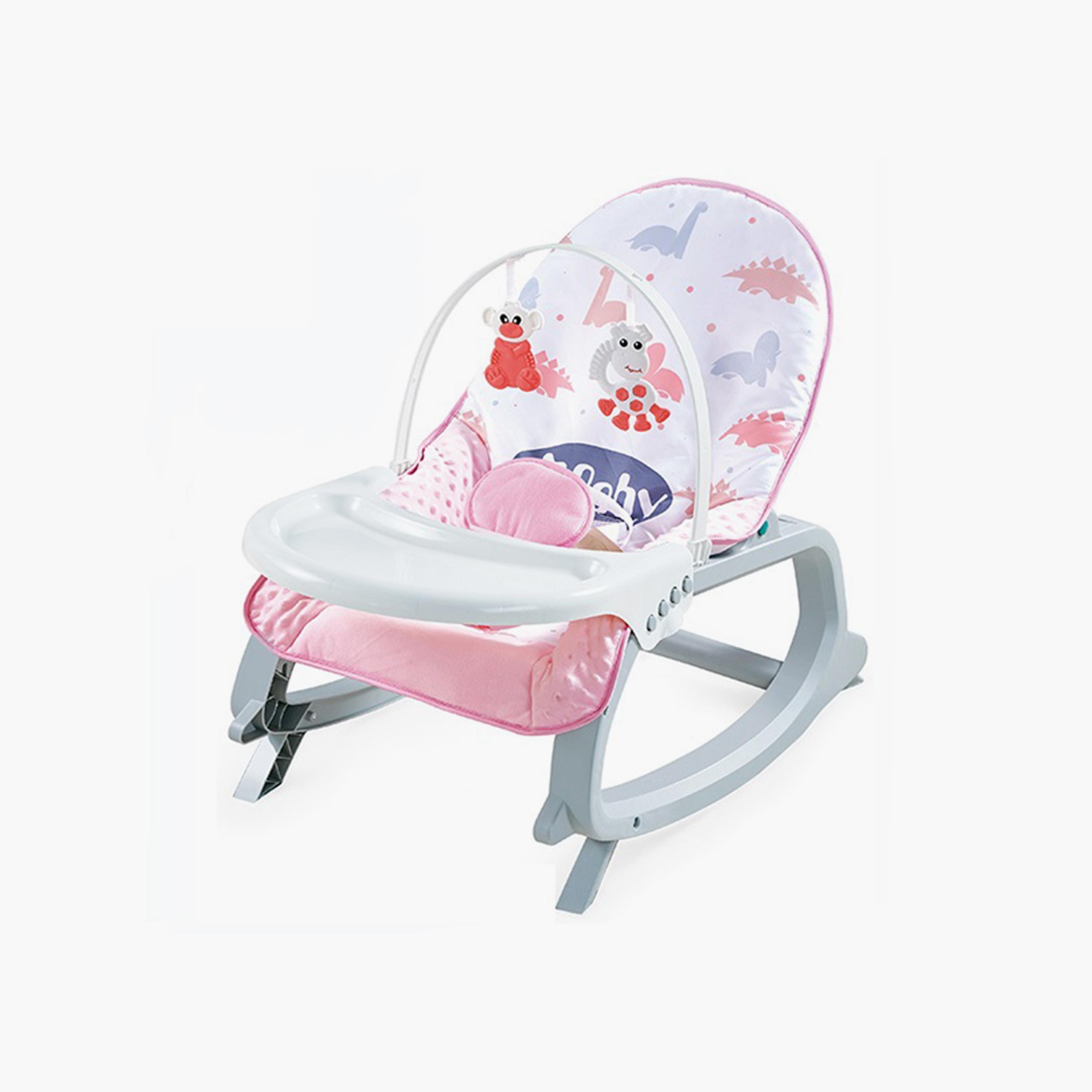 Little Angel Portable Rocking Musical Chair, Pink-toys-babyandtoddlertoys-lightsandmusicaltoys-image-1