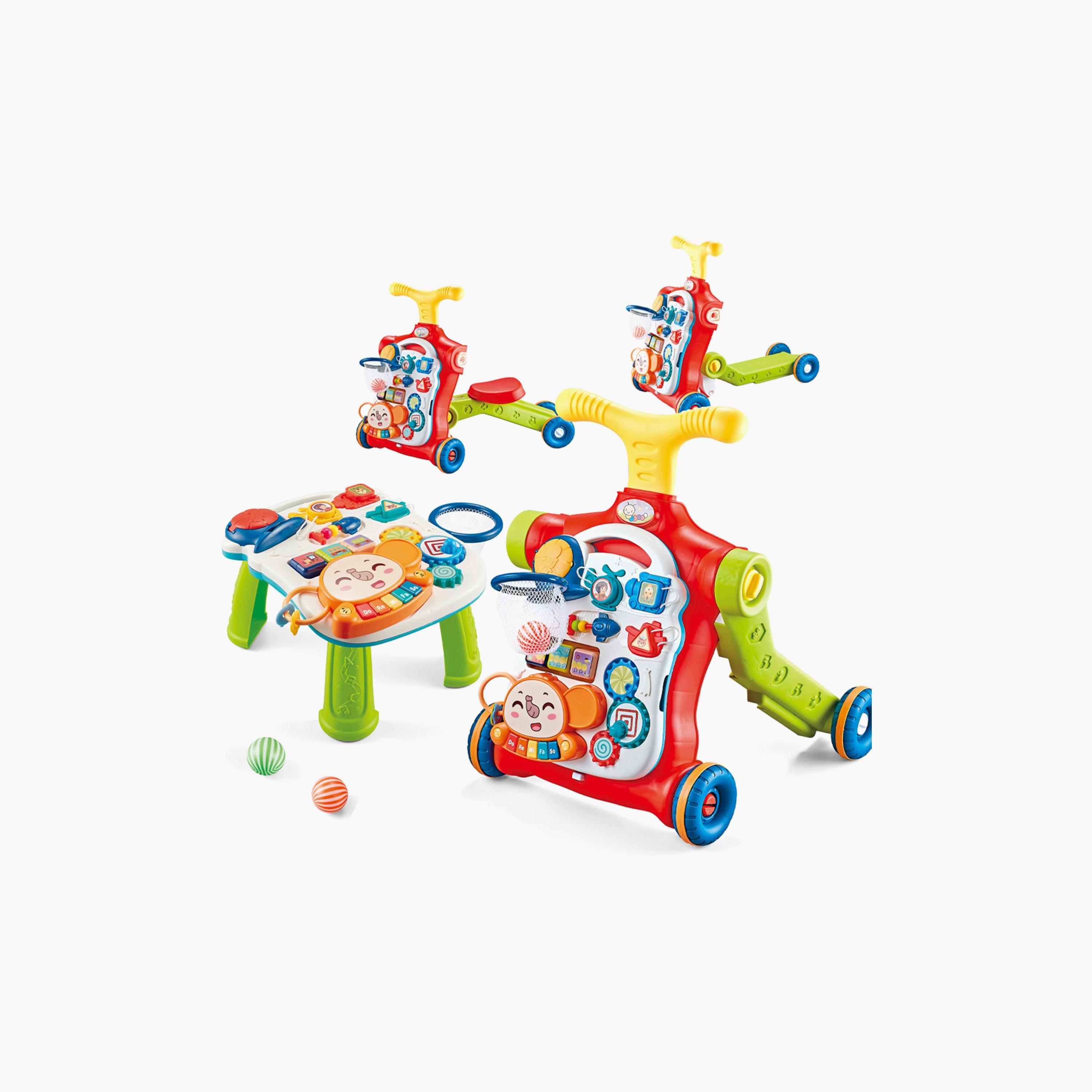 Little Angel 5 in 1 Musical Activity Stroller & Table, Red-toys-babyandtoddlertoys-lightsandmusicaltoys-image-1
