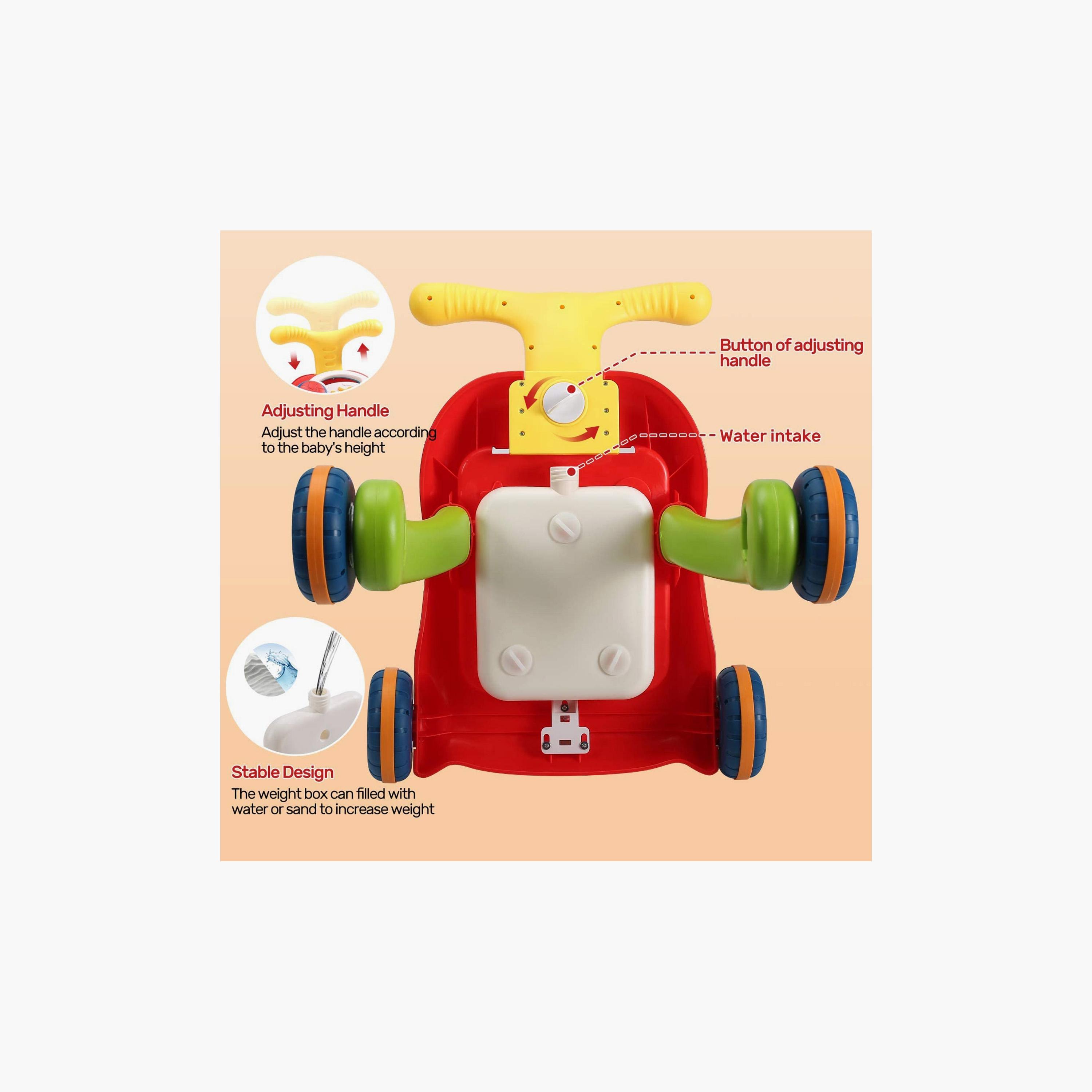 Little Angel 5 in 1 Musical Activity Stroller & Table, Red-toys-babyandtoddlertoys-lightsandmusicaltoys-image-5