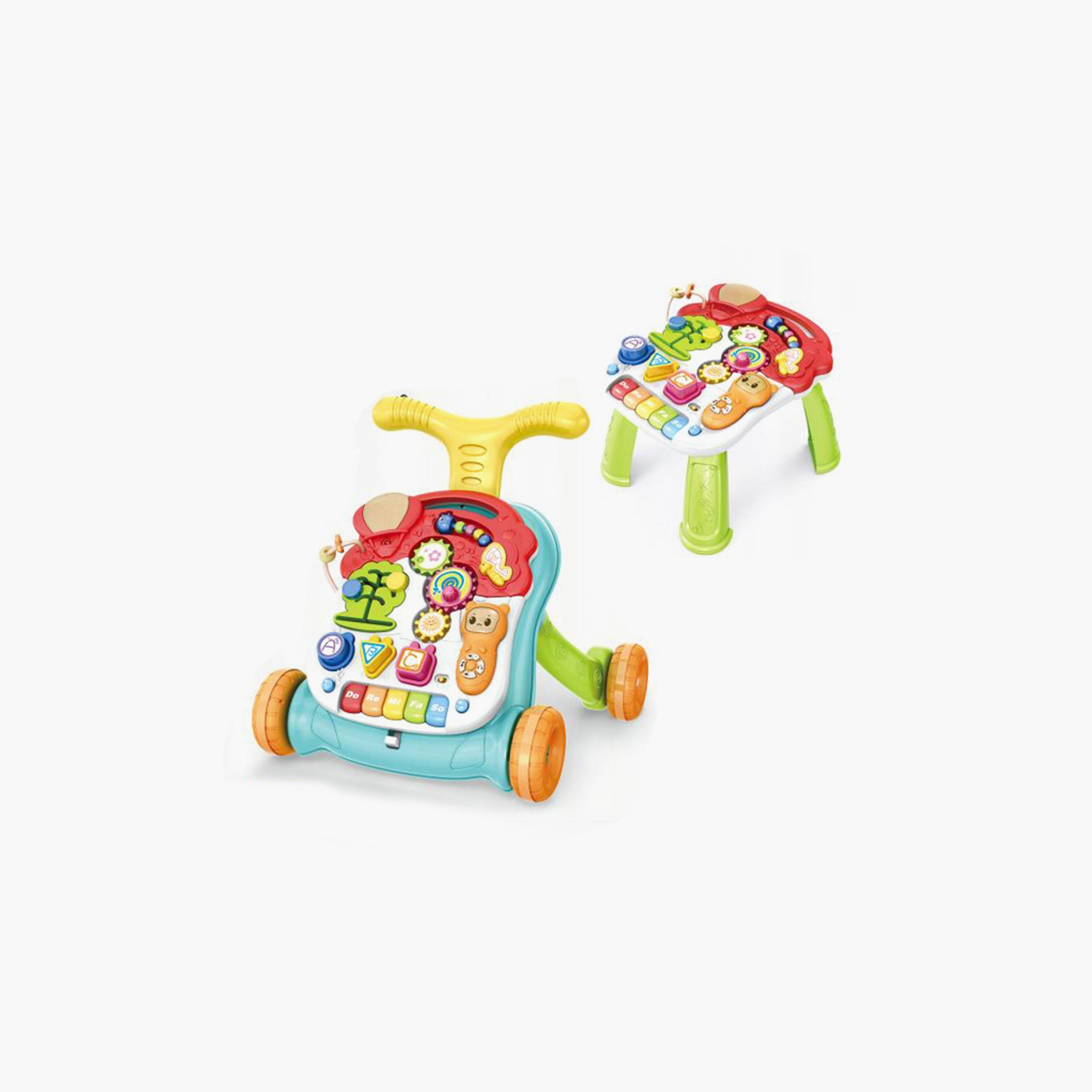 Little Angel 2-in-1 Musical Activity Walker & Table-baby-infantactivity-walkers-image-1