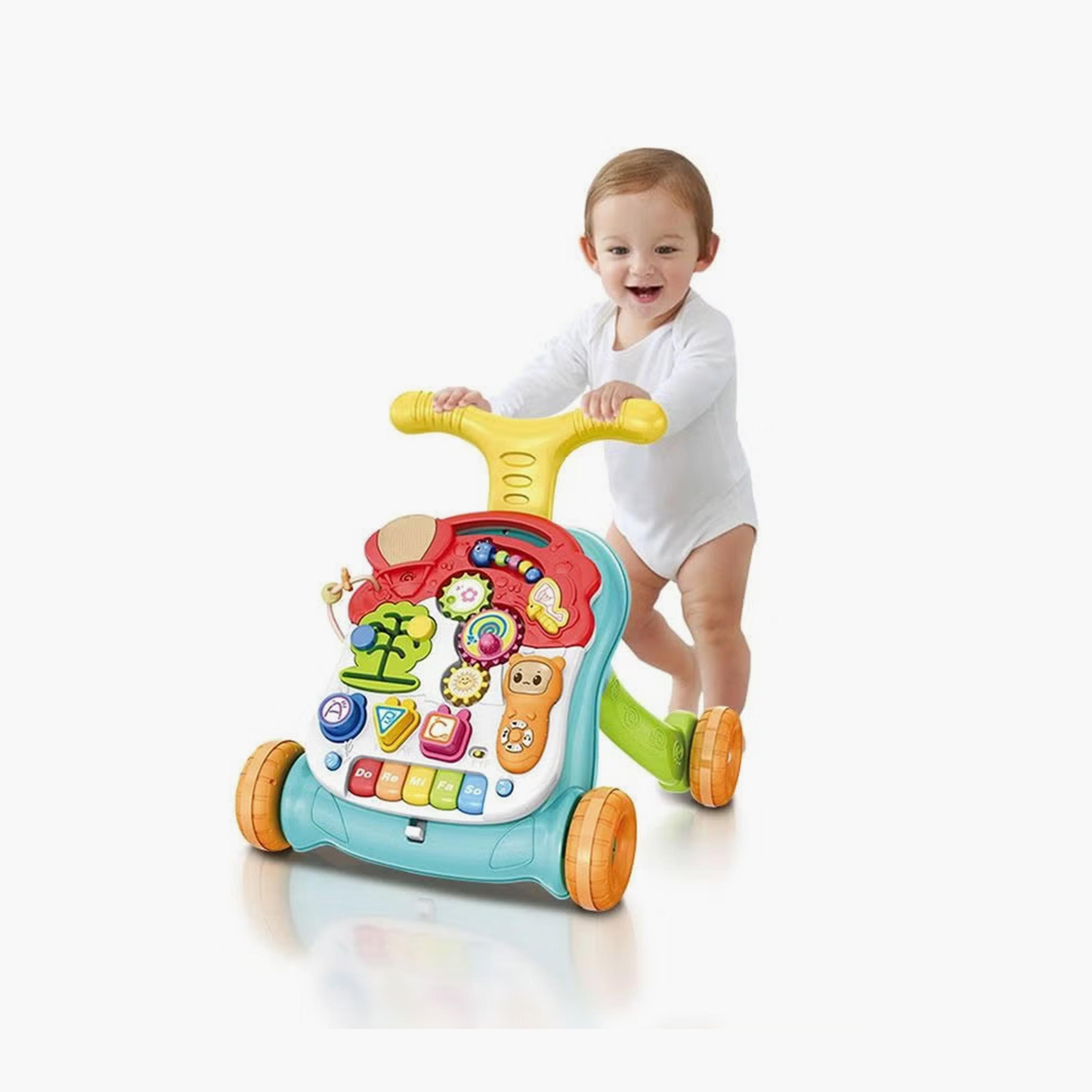 Little Angel 2-in-1 Musical Activity Walker & Table-baby-infantactivity-walkers-image-2