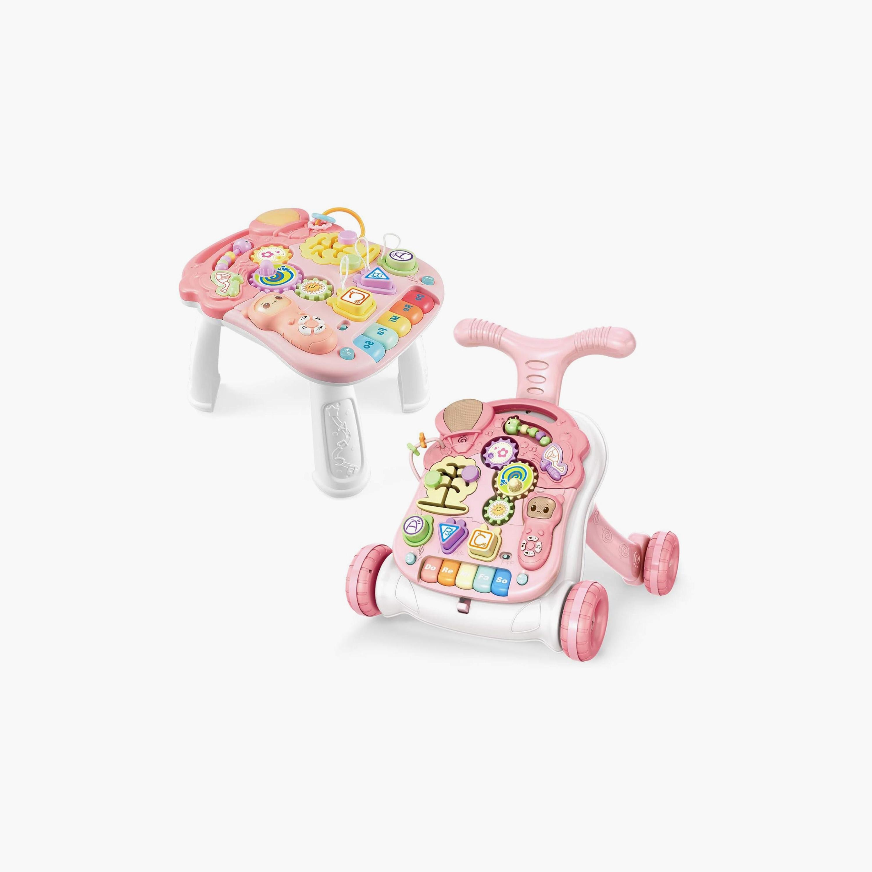 مشاية وطاولة للأنشطة الموسيقية 2 في 1 من ليتل أنجل -baby-infantactivity-walkers-image-1