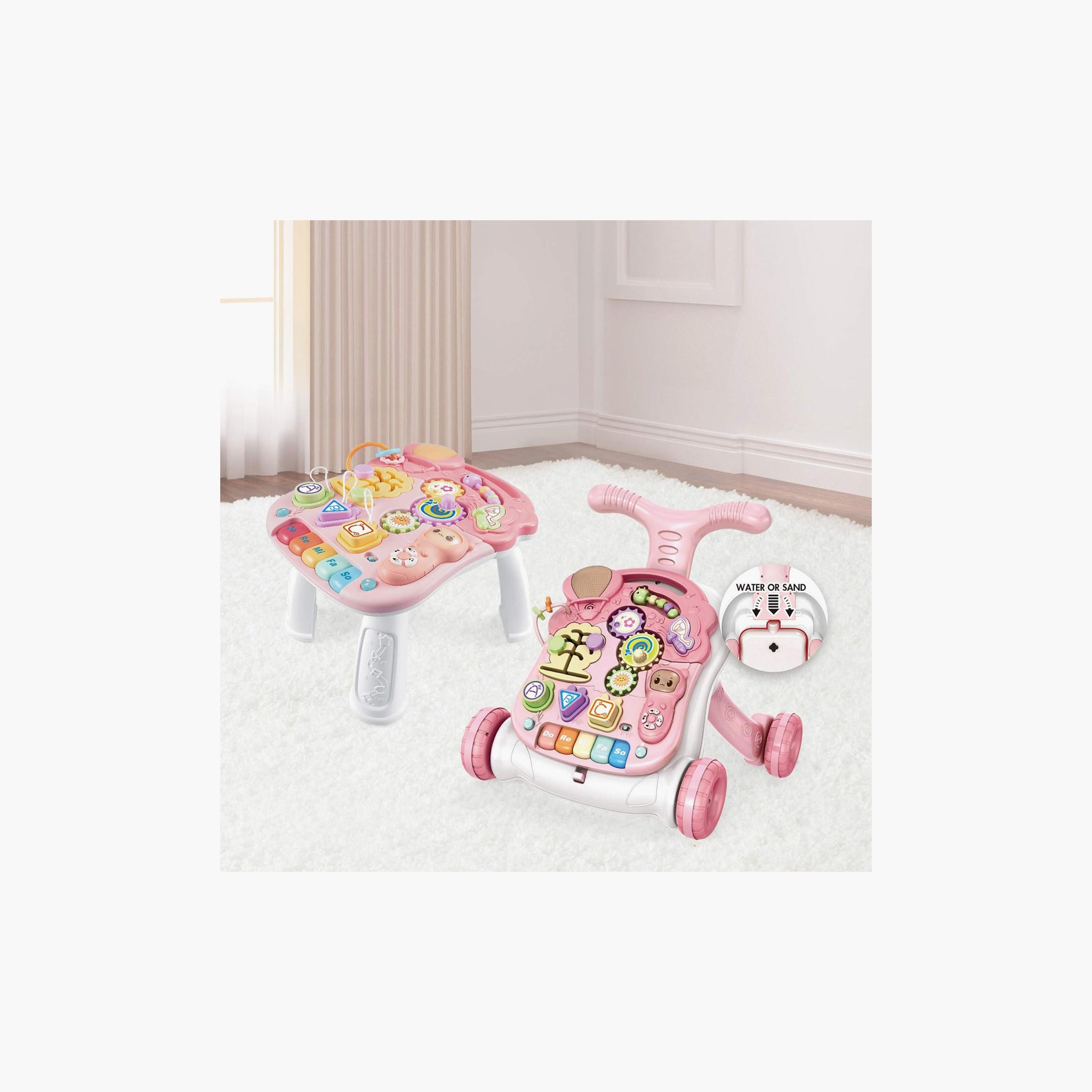 مشاية وطاولة للأنشطة الموسيقية 2 في 1 من ليتل أنجل -baby-infantactivity-walkers-image-4
