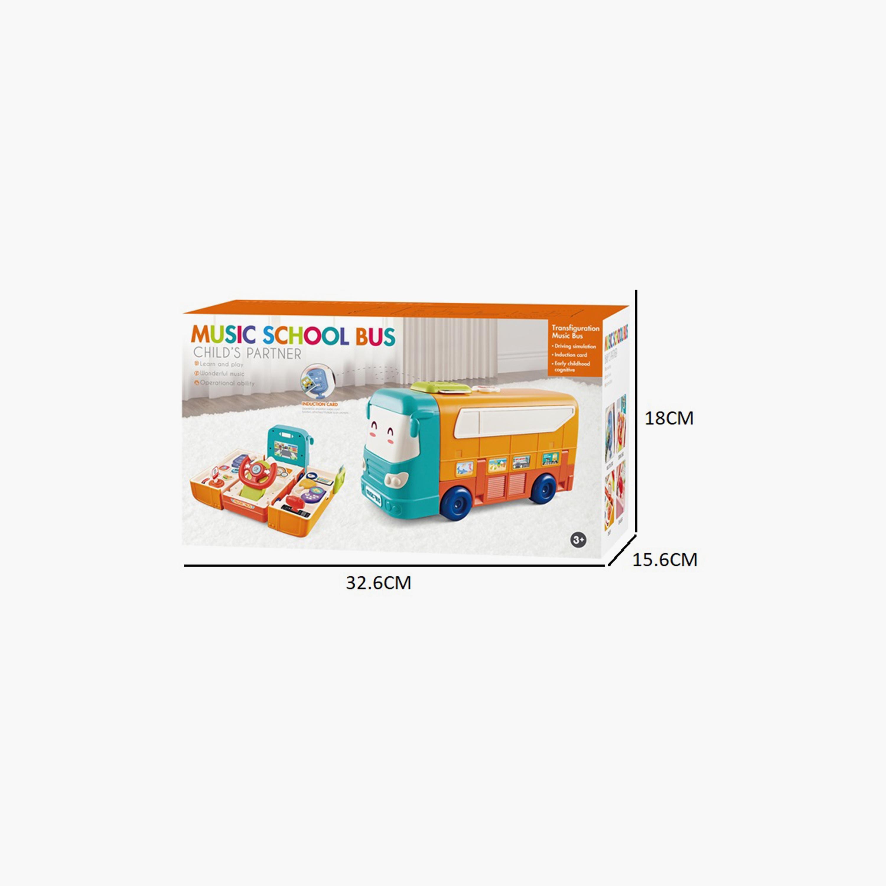 Little Angel Convertible School Bus Toy with Music-toys-playvehicles-trainsandbuses-image-2