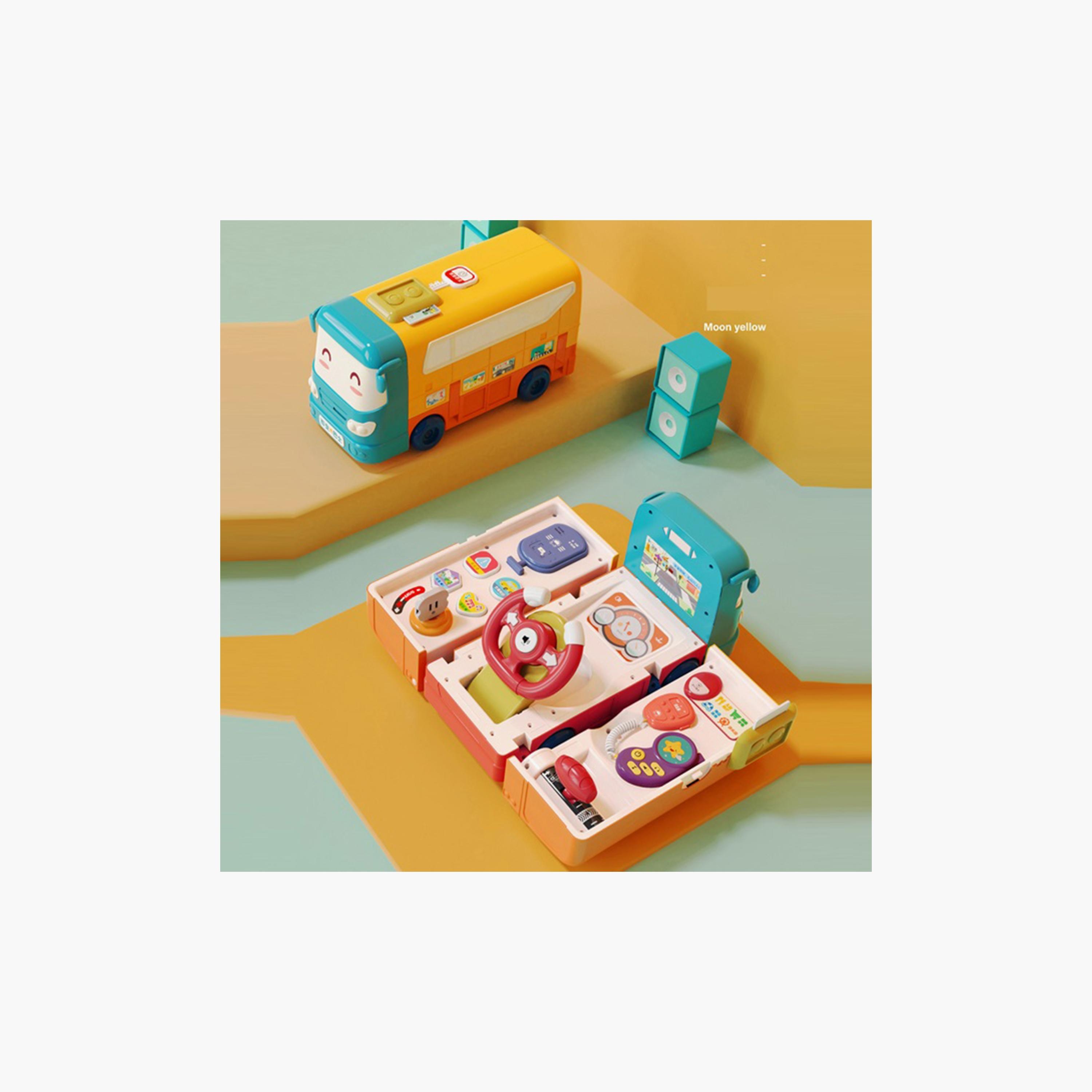 Little Angel Convertible School Bus Toy with Music-toys-playvehicles-trainsandbuses-image-5