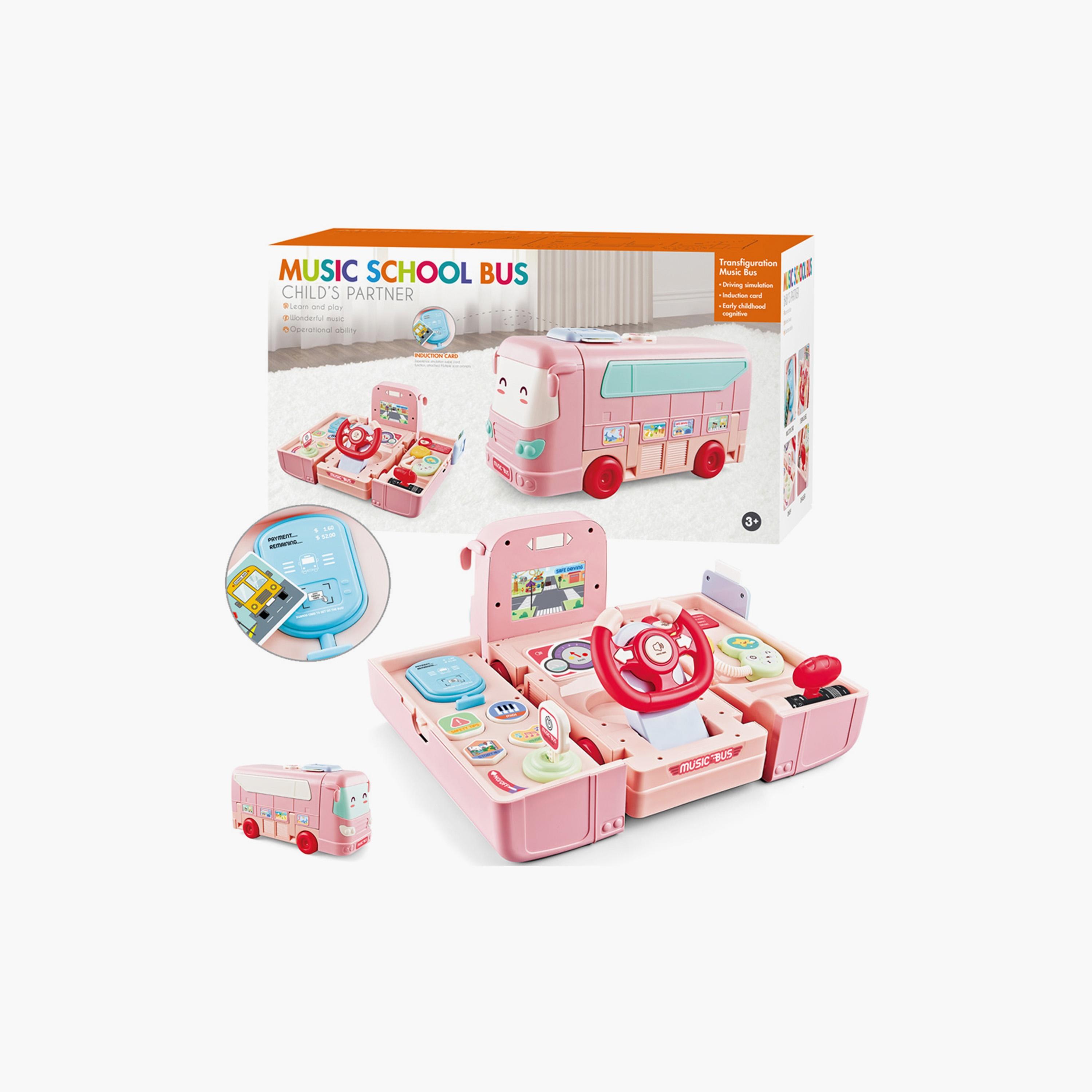 Little Angel Convertible School Bus Toy with Music-toys-playvehicles-trainsandbuses-image-4