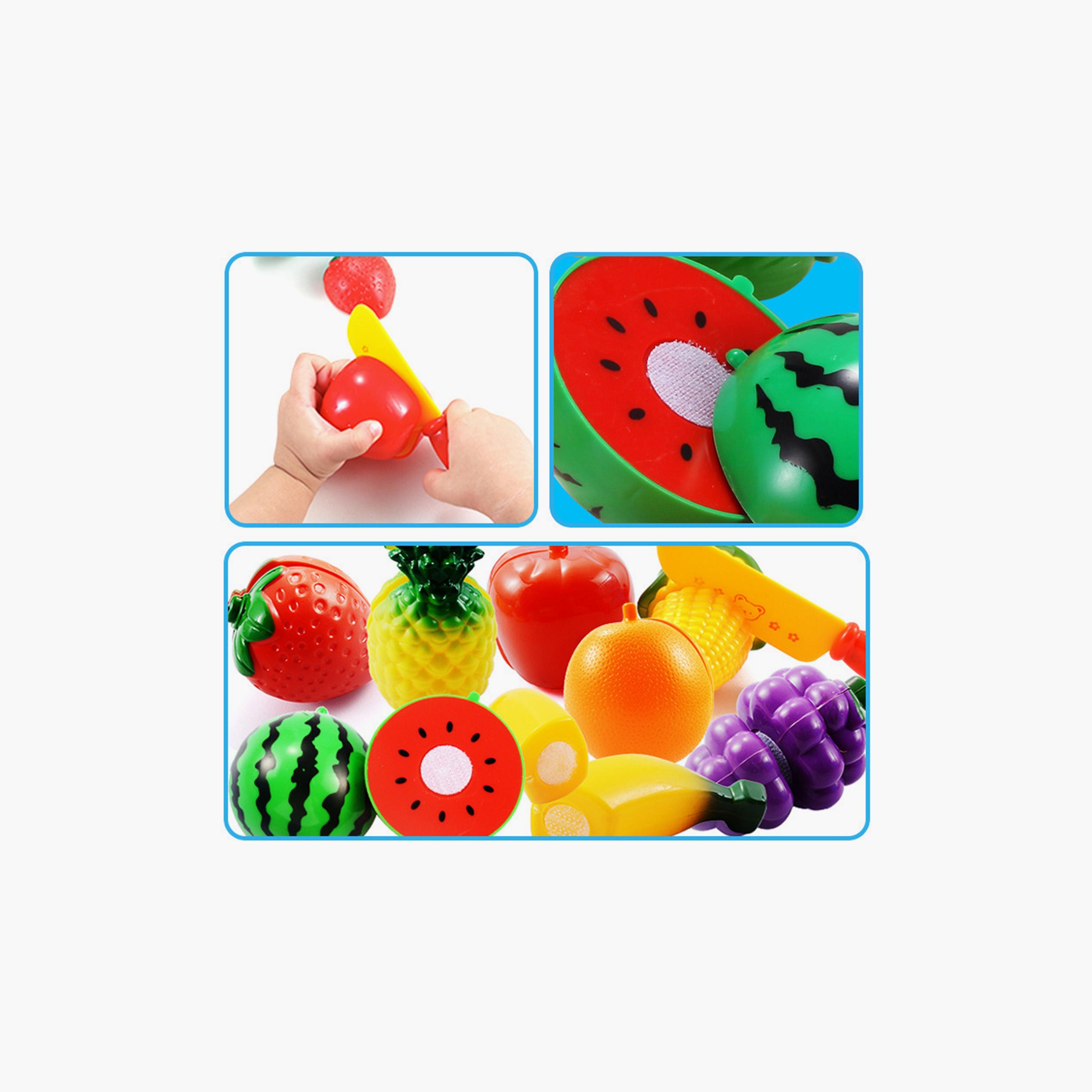 Little Angel Fruits & Vegetables Fun Cutting Toy Set-toys-roleplay-playfoods-image-5