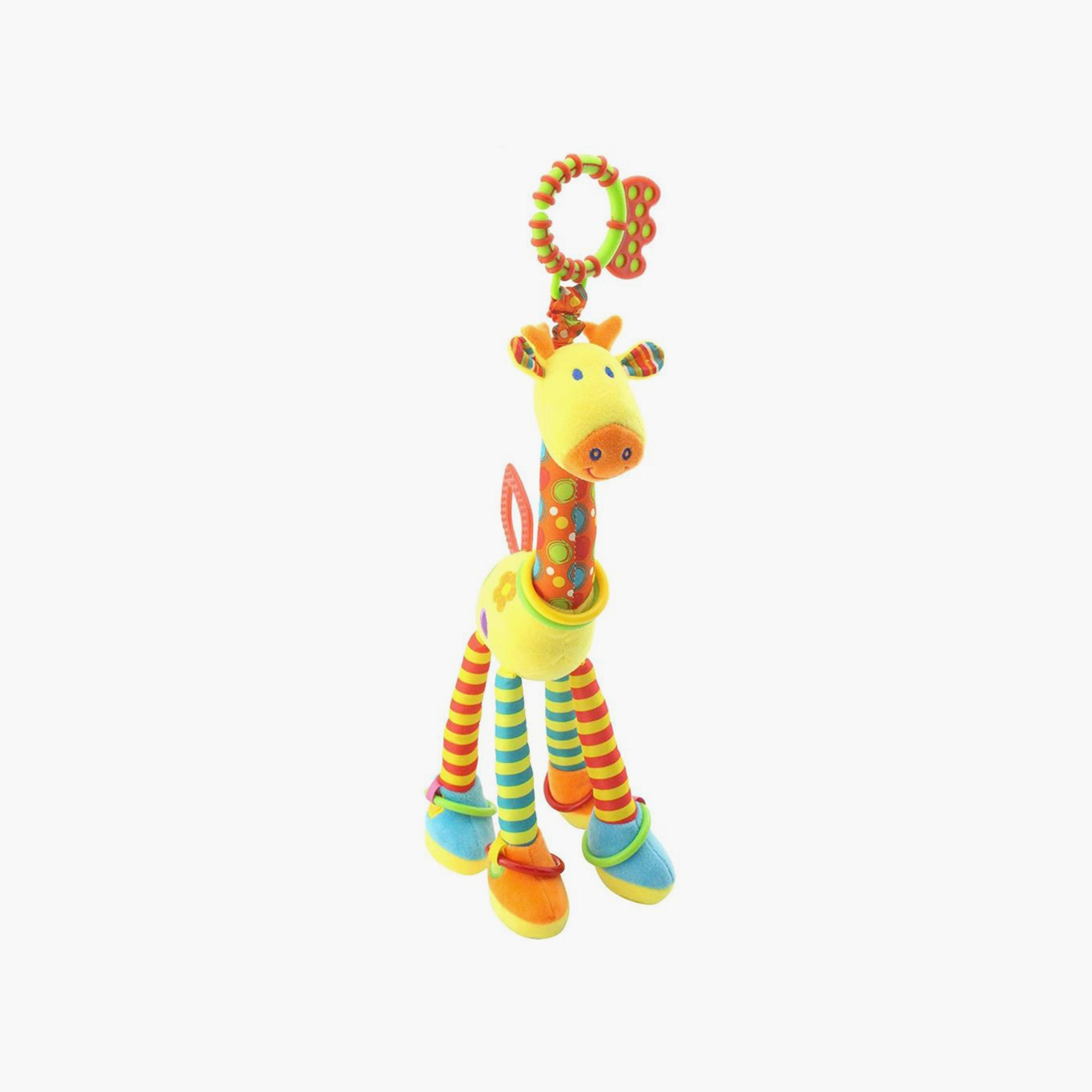 لعبة الخشخيشة المتنقلة المعلقة لعربة الأطفال من ليتل أنجل، زرافة-toys-babyandtoddlertoys-strollertoys-image-1
