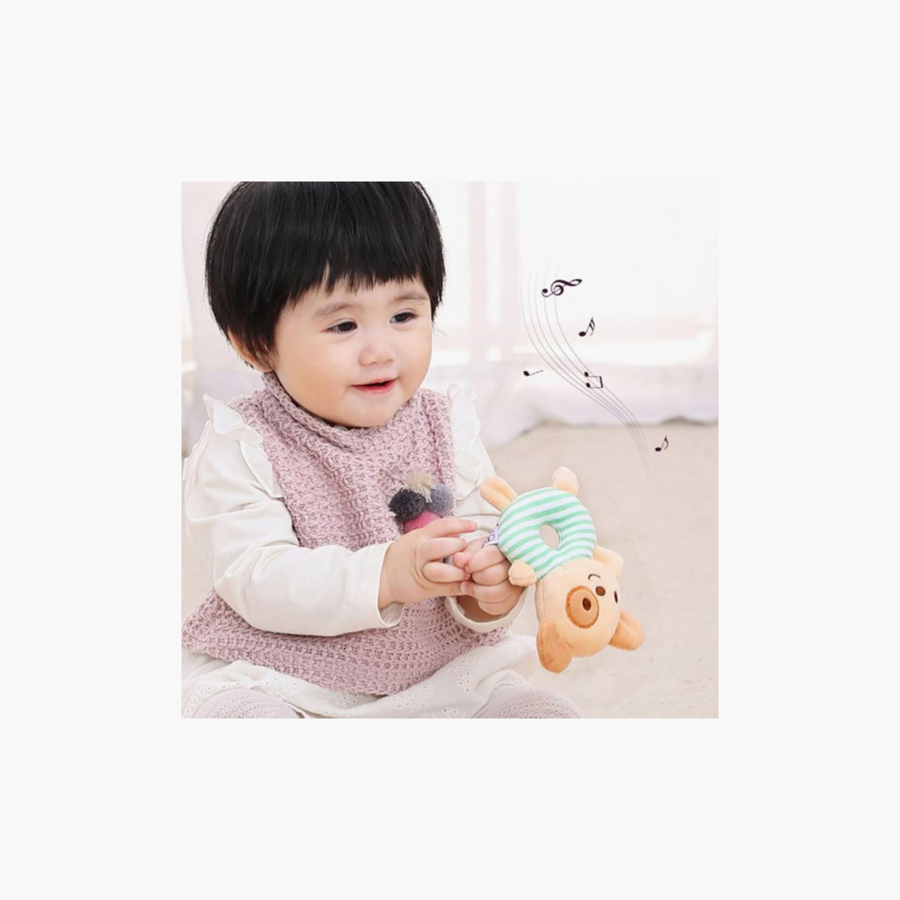 Little Angel Crib Soft Stuffed Rattle Pacifying Toy, Dog-toys-babyandtoddlertoys-strollertoys-image-4