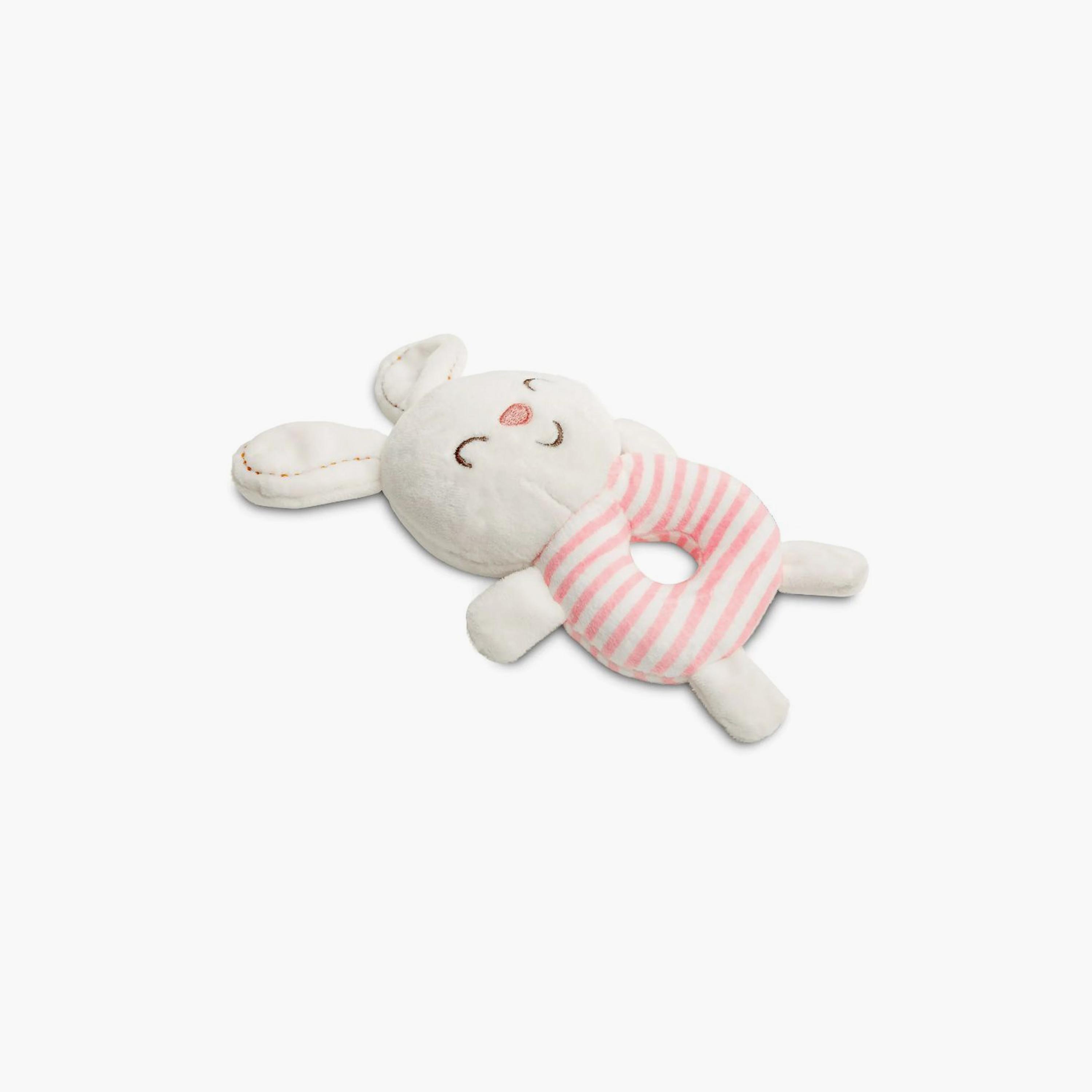 Little Angel Stuffed Rattle Pacifying Toy, Bunny-toys-babyandtoddlertoys-strollertoys-image-2