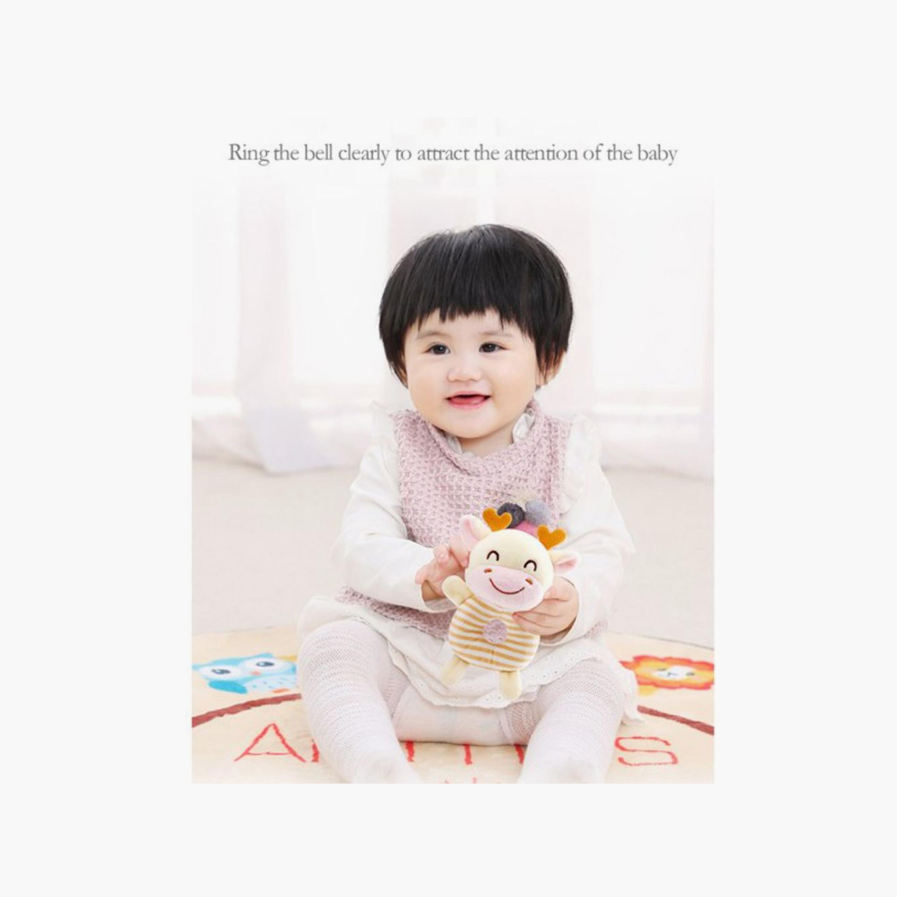 لعبة الخشخيشة المهدئة المحشوة من ليتل أنجل، زرافة-toys-babyandtoddlertoys-strollertoys-image-3
