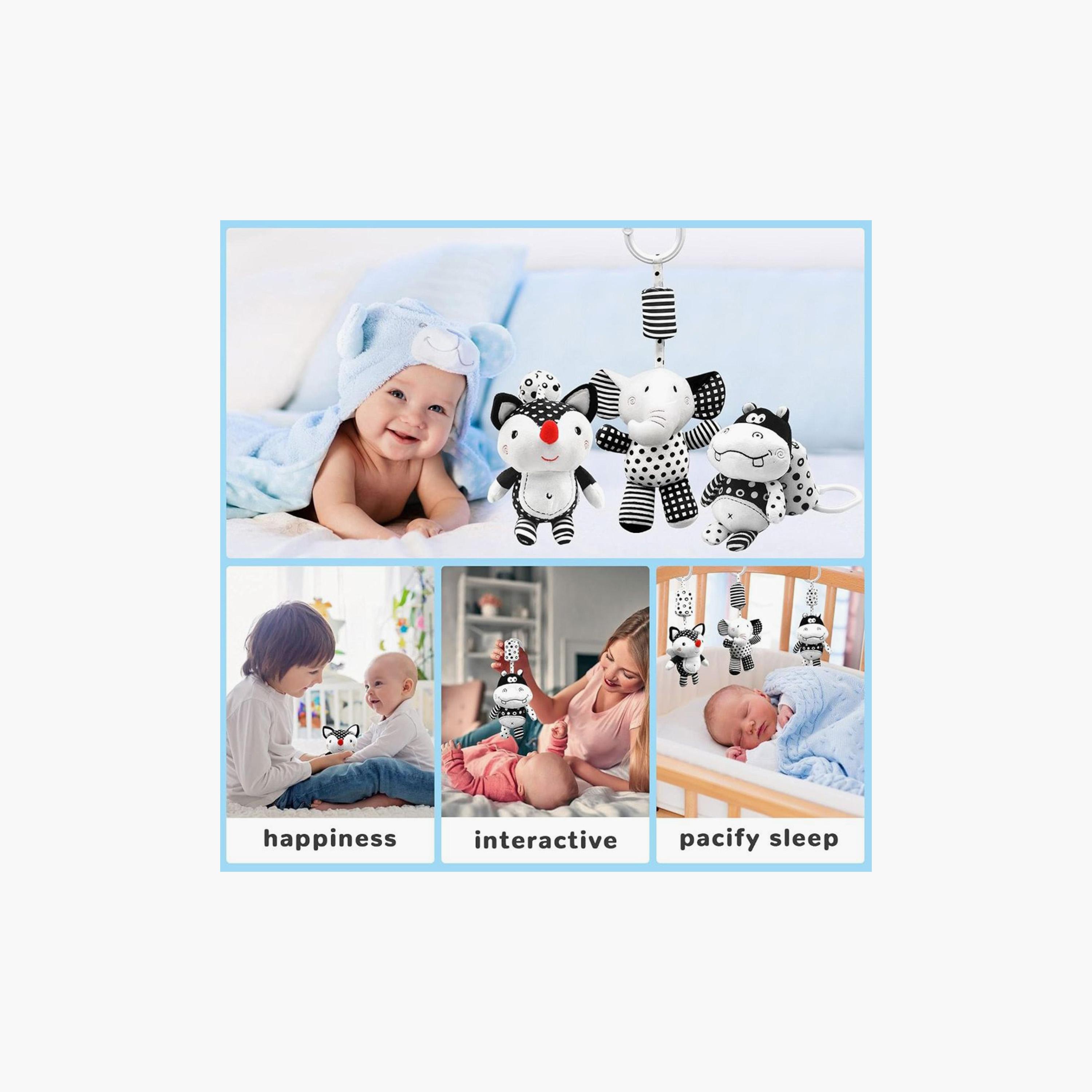 Little Angel Stroller Crib Rattle Toy, Cow-toys-babyandtoddlertoys-strollertoys-image-4