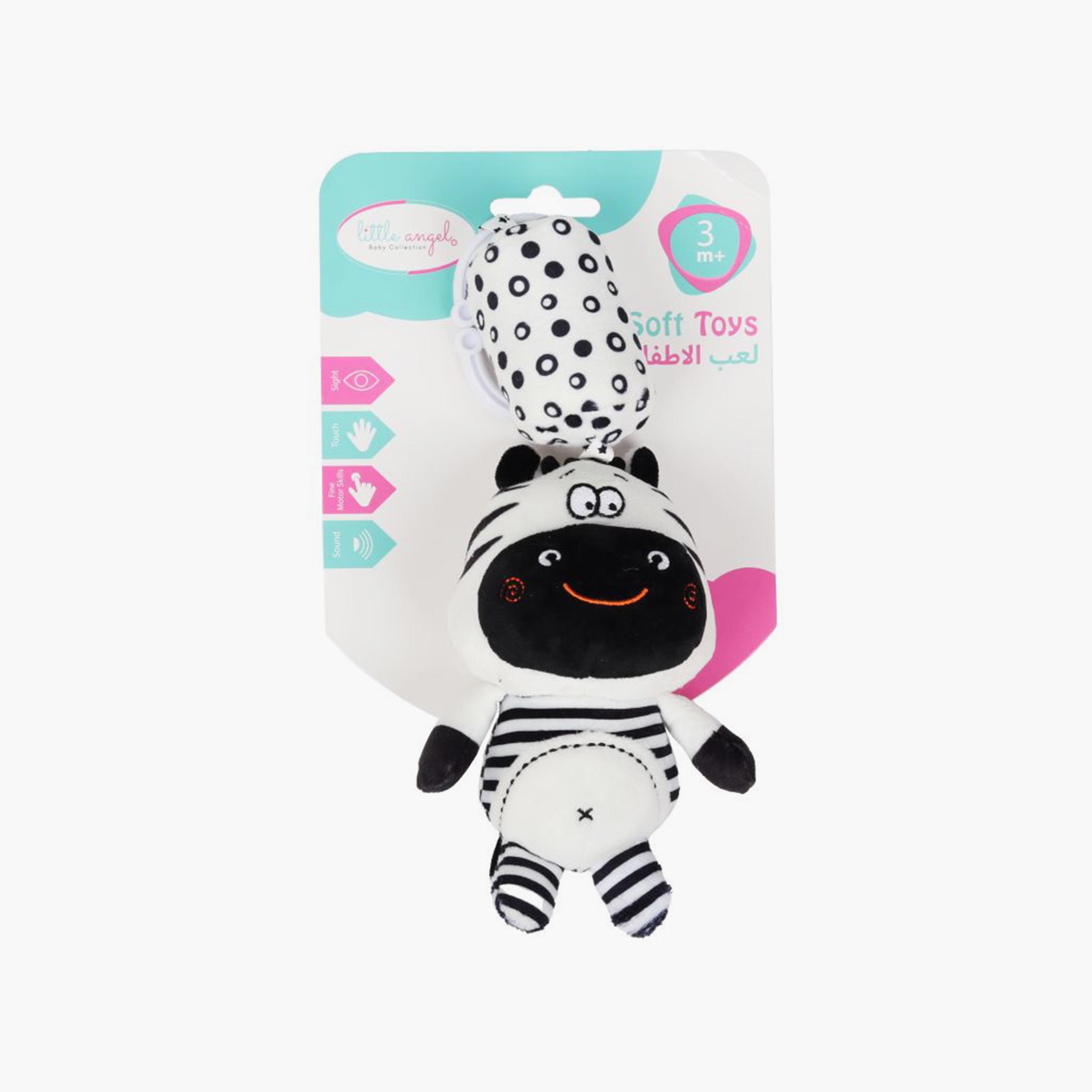 Little Angel Stroller Crib Rattle Toy, Zebra-toys-babyandtoddlertoys-strollertoys-image-2