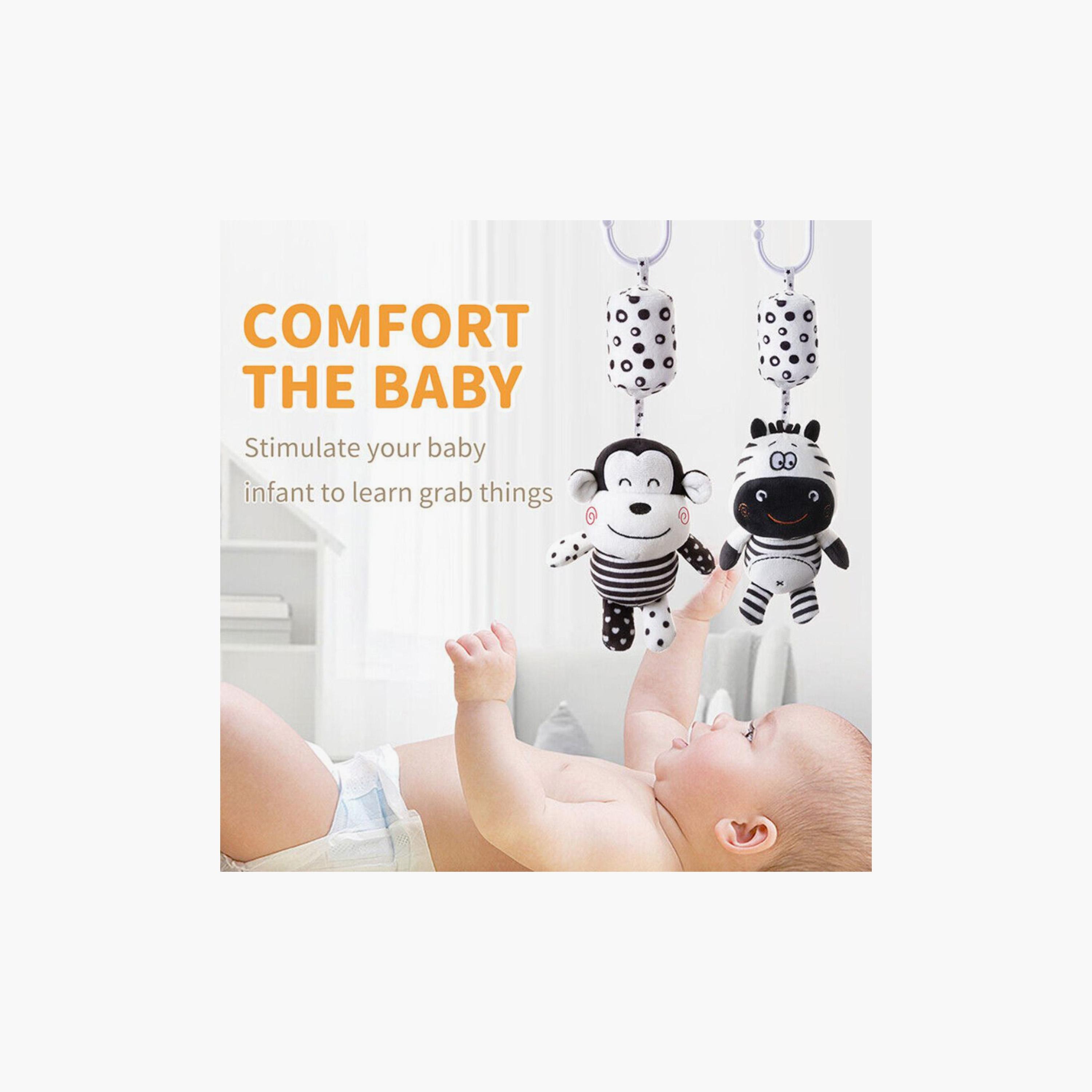 Little Angel Stroller Crib Rattle Toy, Zebra-toys-babyandtoddlertoys-strollertoys-image-5