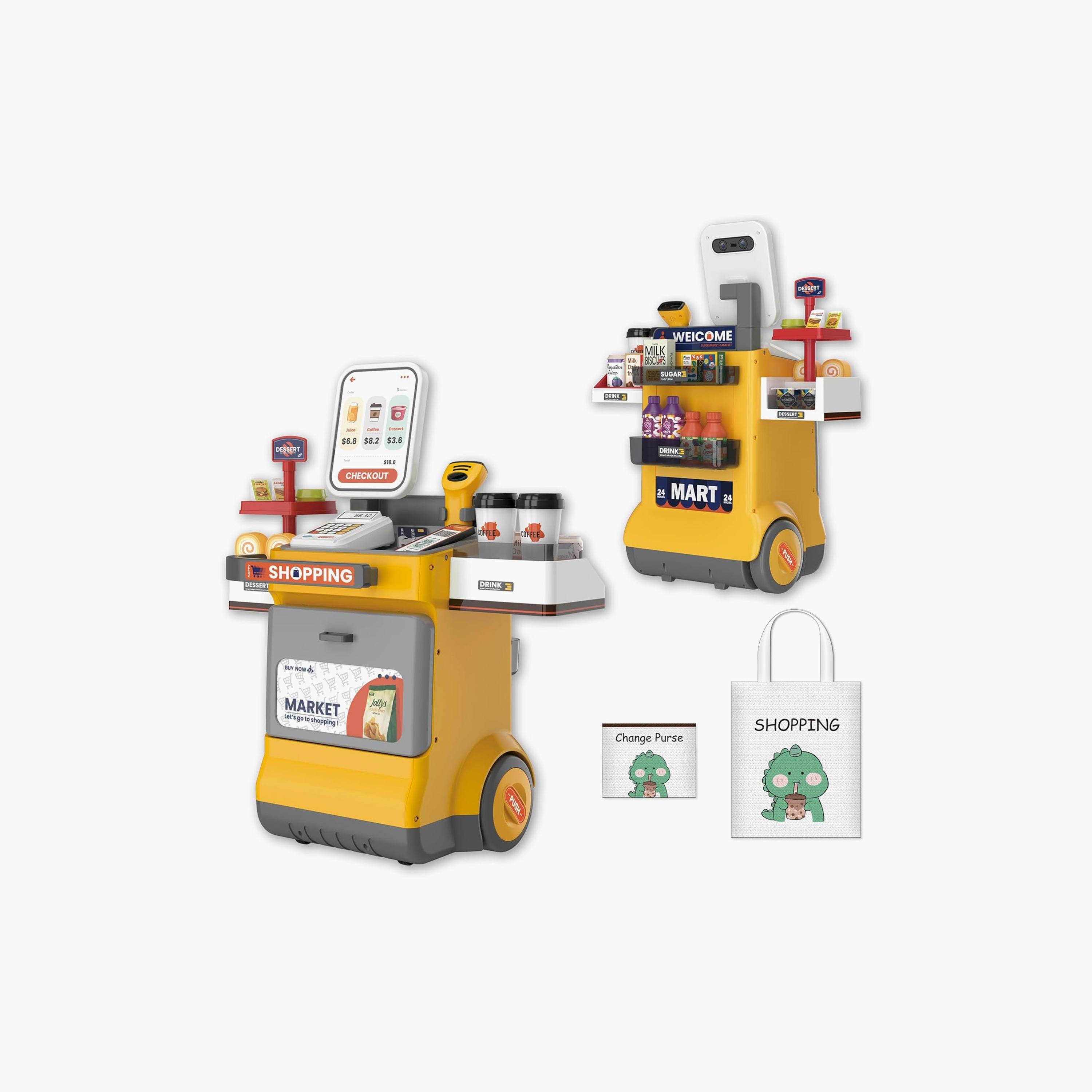 لعبة مجموعة لعب تسجيل النقدية المحمولة من ليتل أنجل-toys-roleplay-supermarketandshoppingsets-image-1