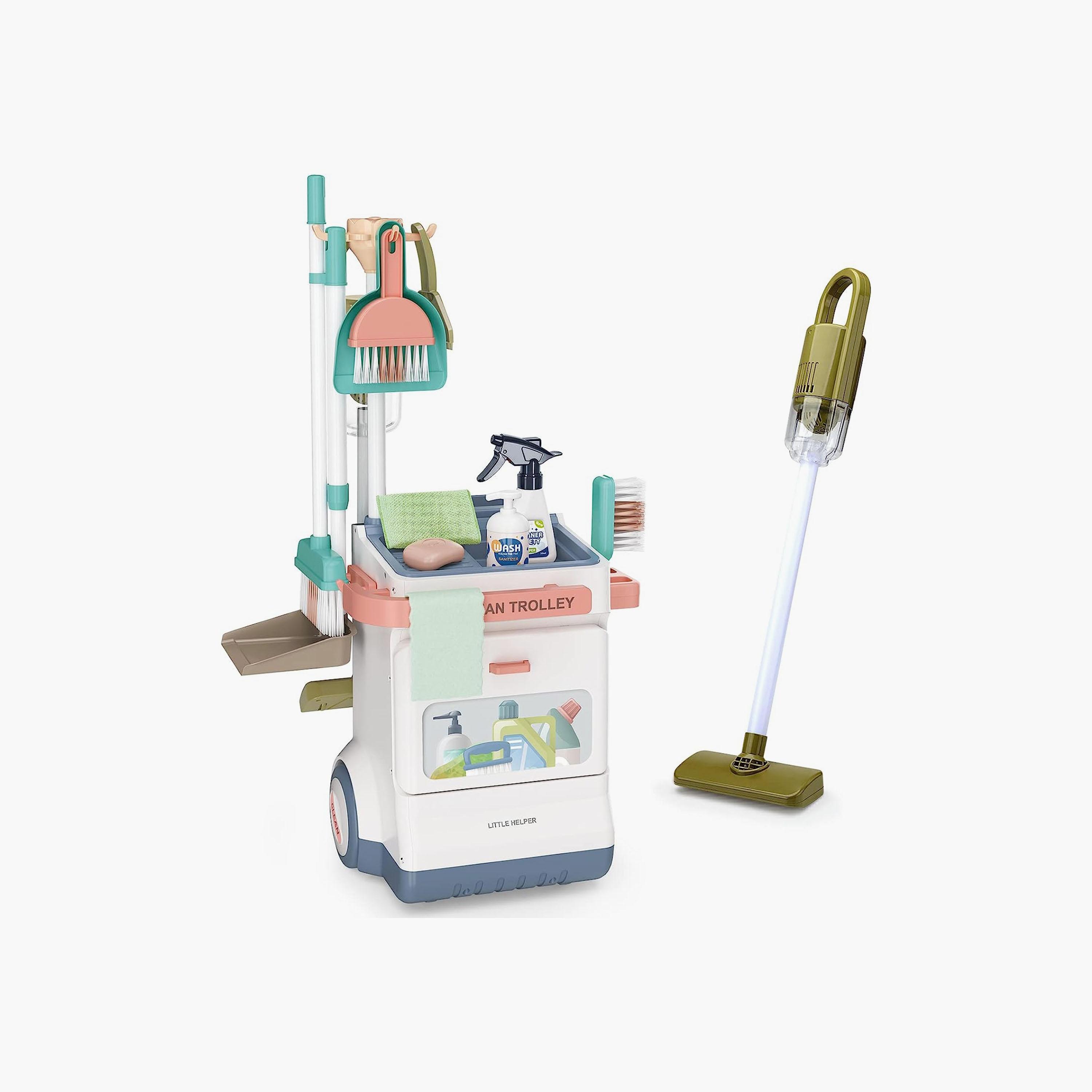 مجموعة لعب عربة التنظيف المحمولة من ليتل أنجل-toys-roleplay-householdsets-image-1
