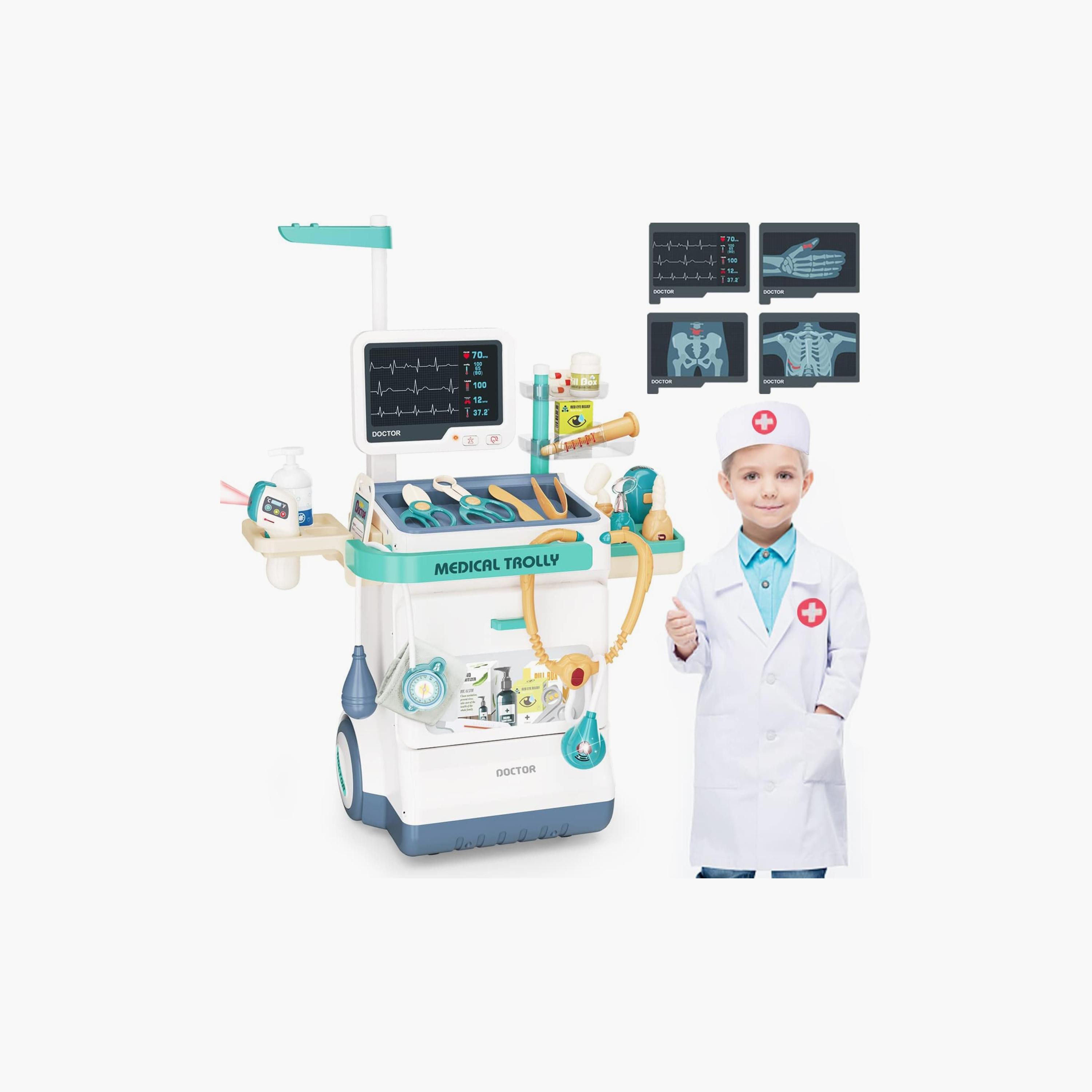  مجموعة لعب عربة الطبيب الطبية المحمولة من ليتل أنجل-toys-roleplay-doctorsets-image-3