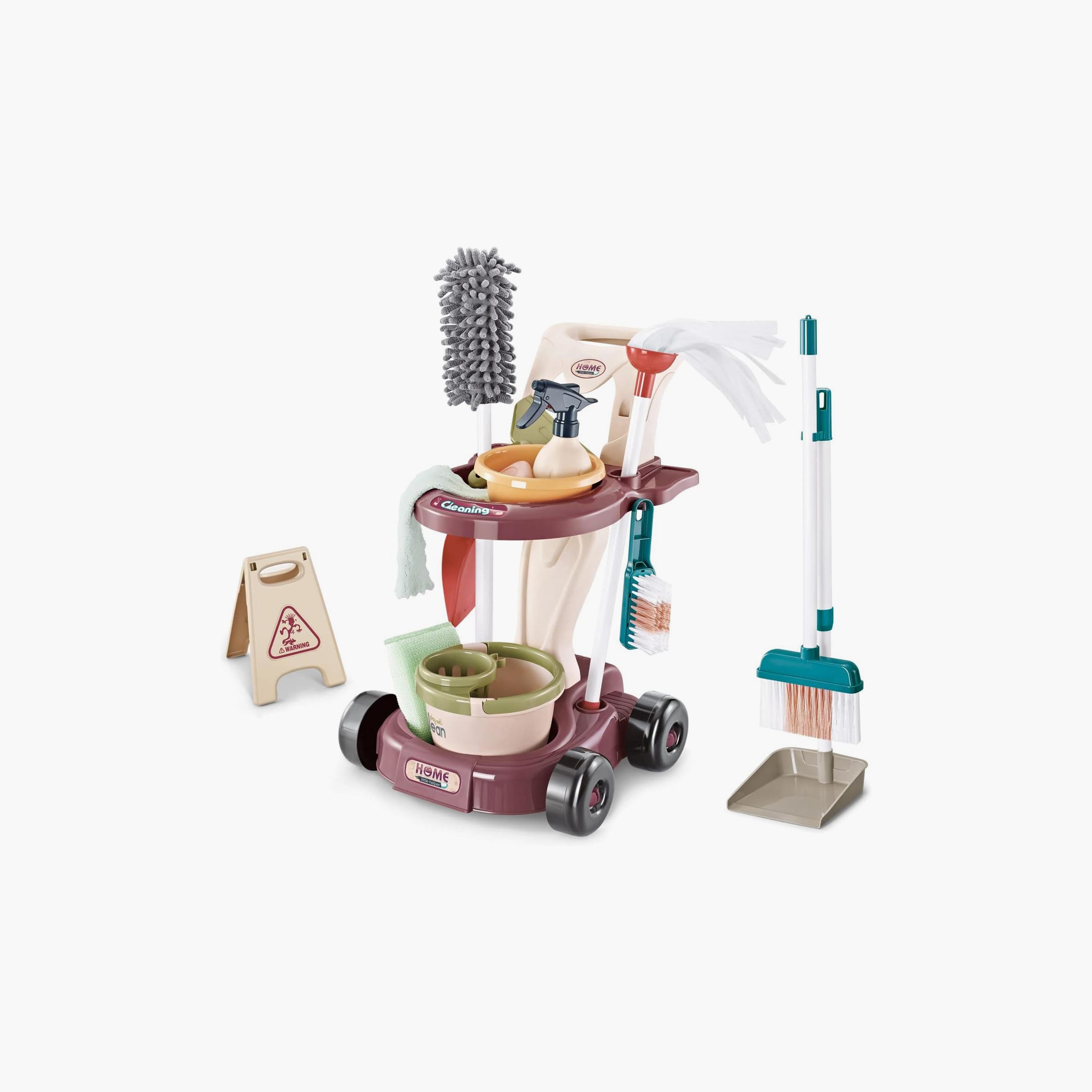 مجموعة لعب عربة التنظيف المحمولة من ليتل أنجل-toys-roleplay-householdsets-image-2