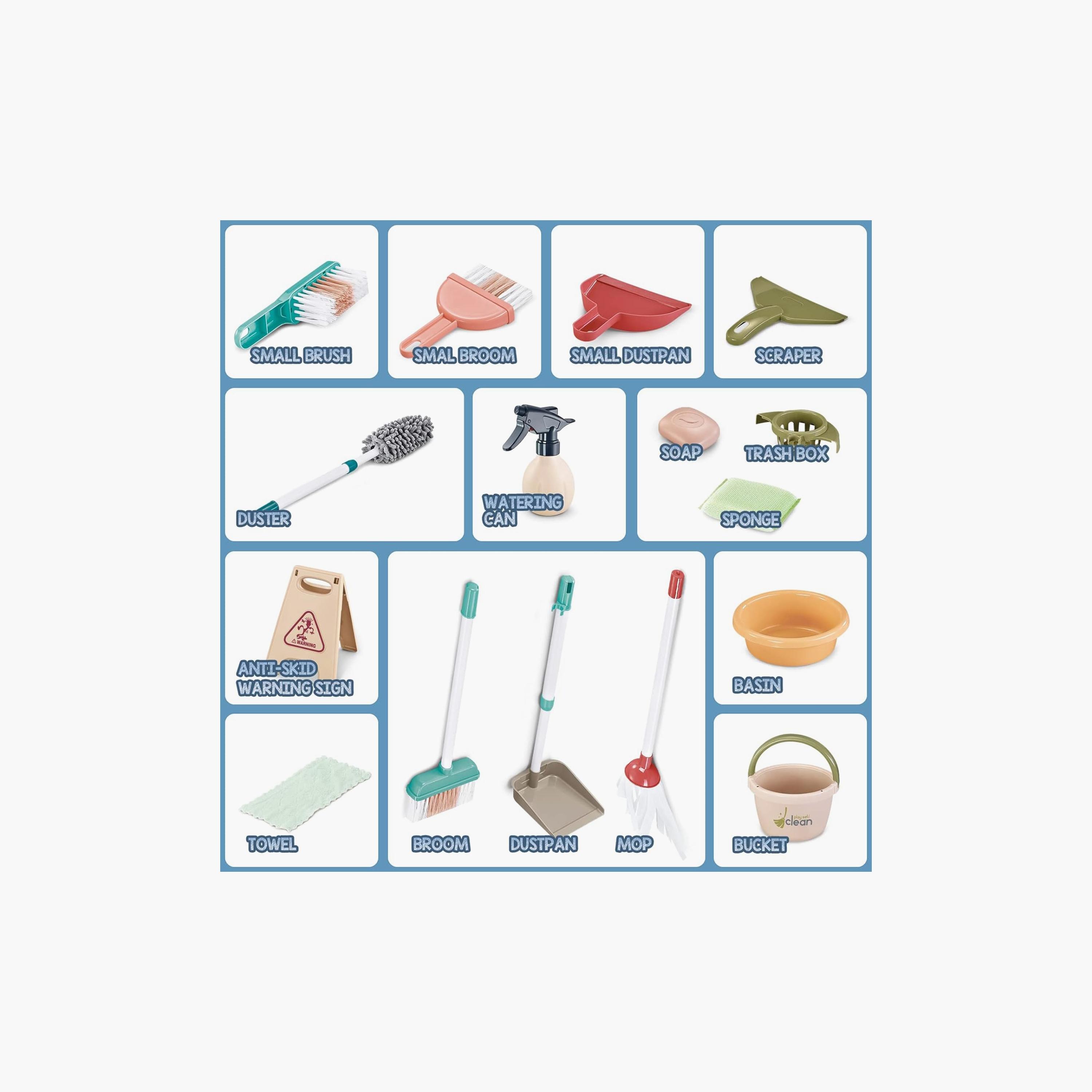 مجموعة لعب عربة التنظيف المحمولة من ليتل أنجل-toys-roleplay-householdsets-image-5
