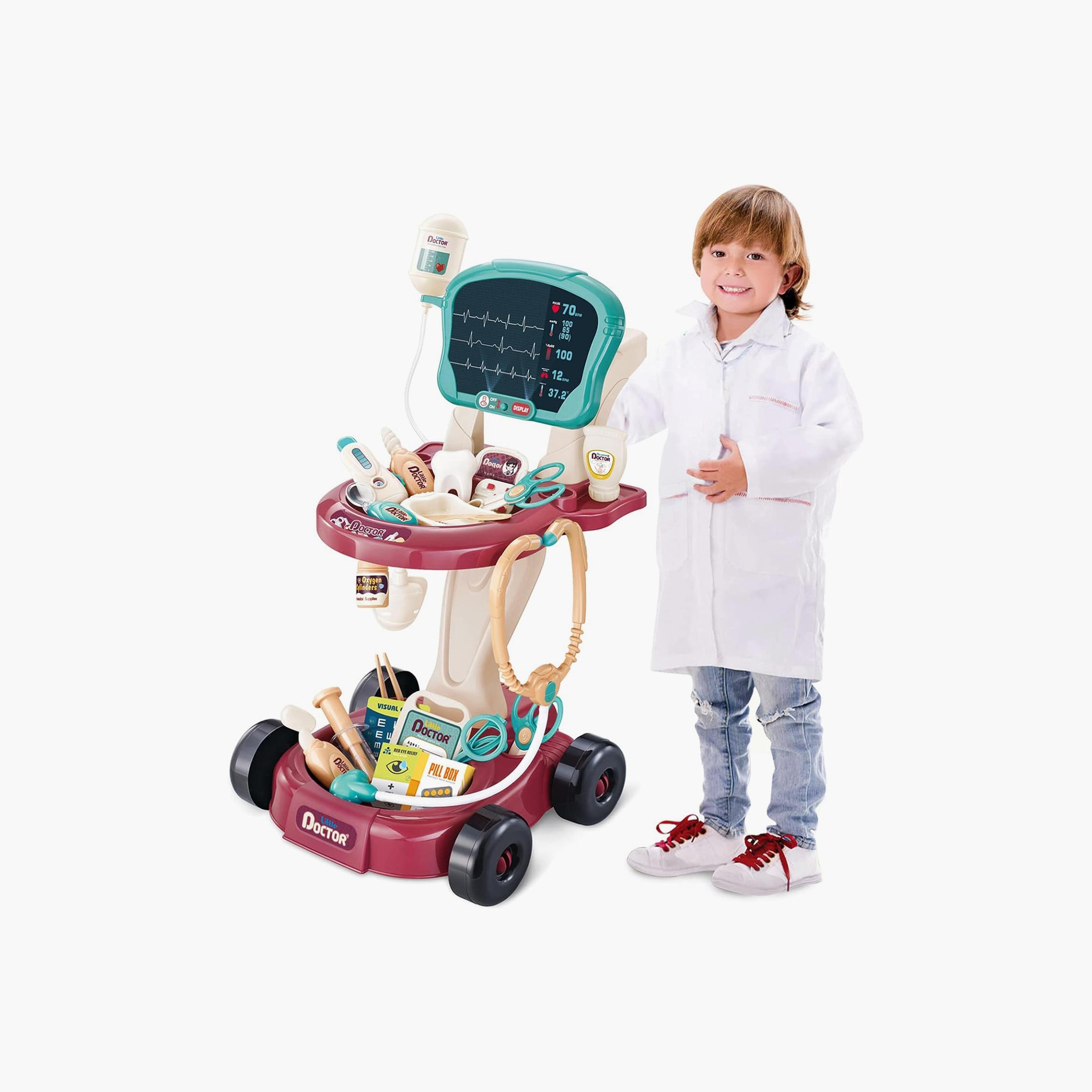  مجموعة لعب عربة الطبيب الطبية المحمولة من ليتل أنجل-toys-roleplay-doctorsets-image-2