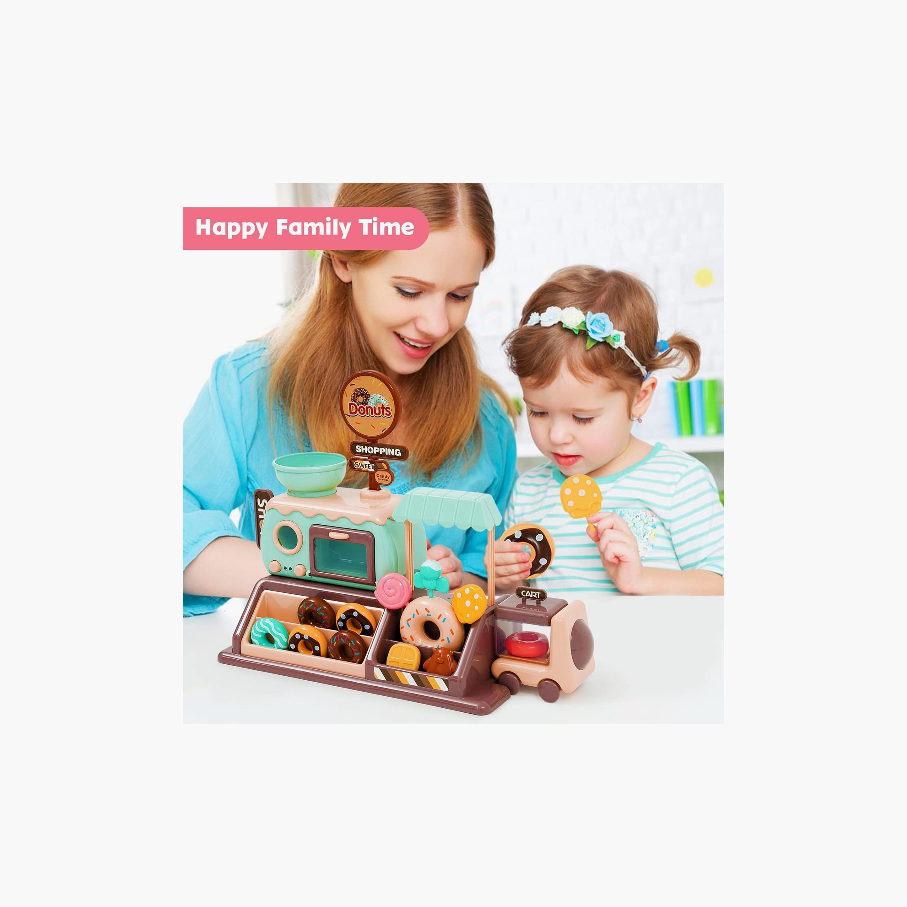 Little Angel Donut Candy Shop Playset With Light -toys-roleplay-playfoods-image-4