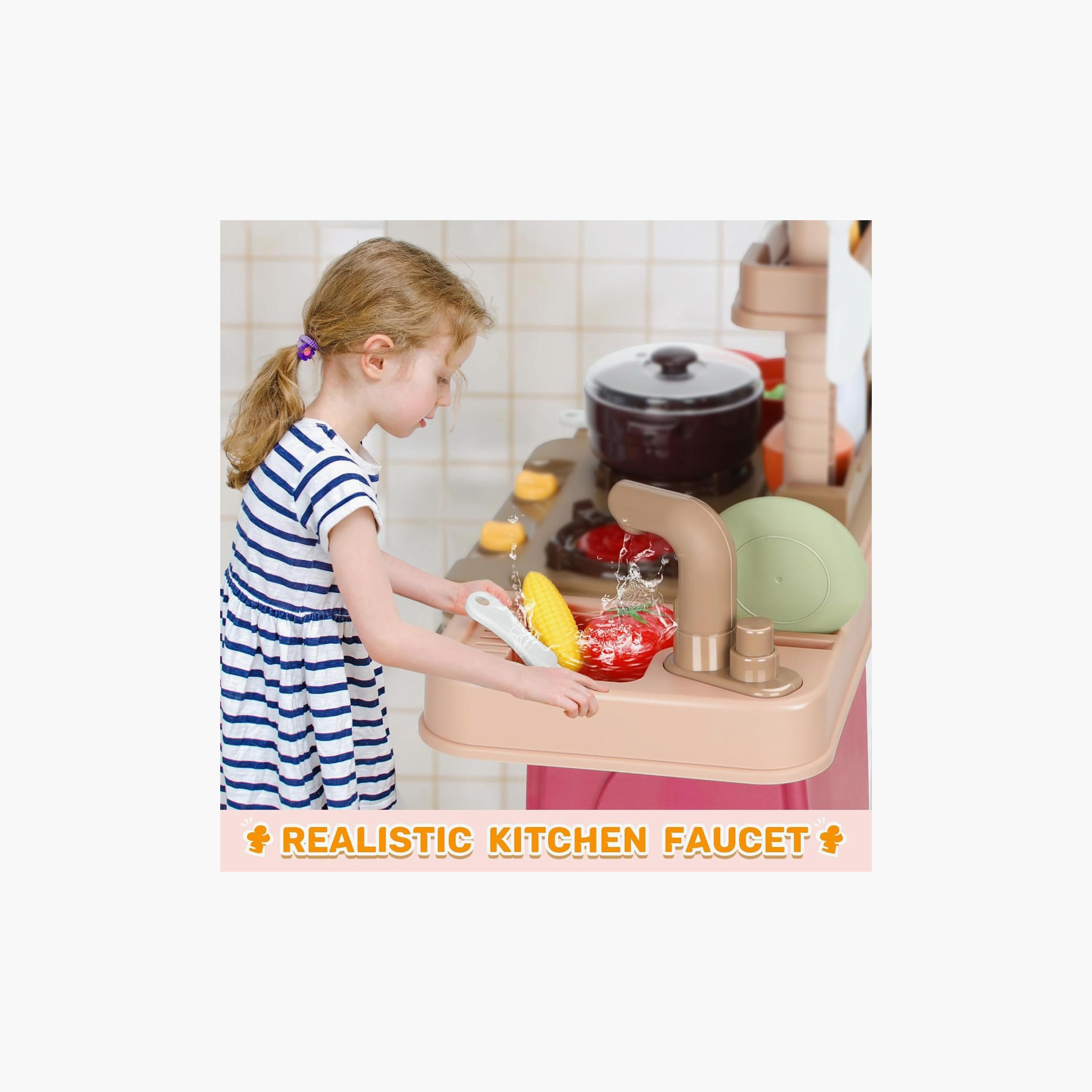 مجموعة ألعاب مطبخ مع ضوء وصوت من ليتل أنجل-toys-roleplay-kitchensets-image-3