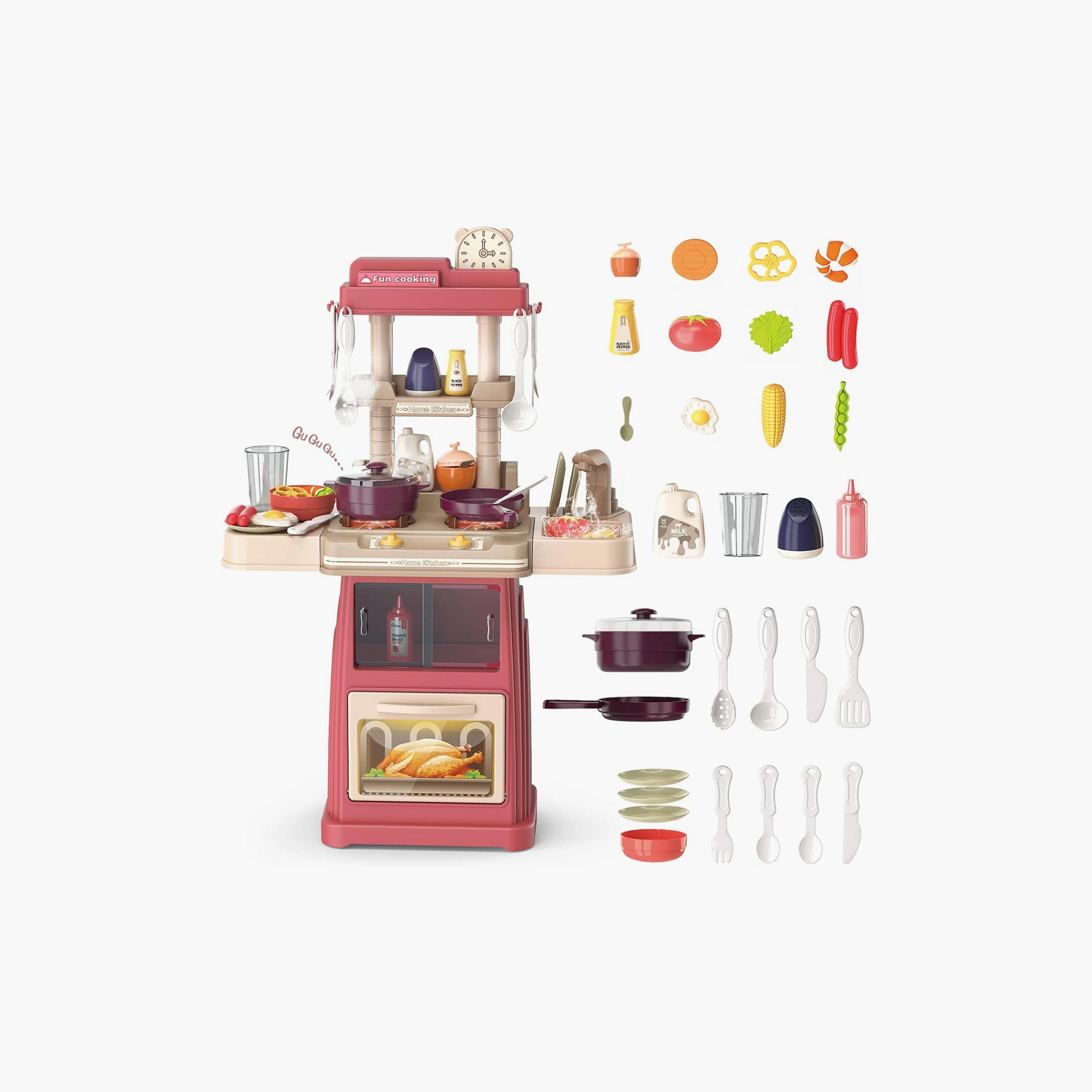 Little Angel Kitchen Toys Playset With Light & Sound-toys-roleplay-kitchensets-image-1