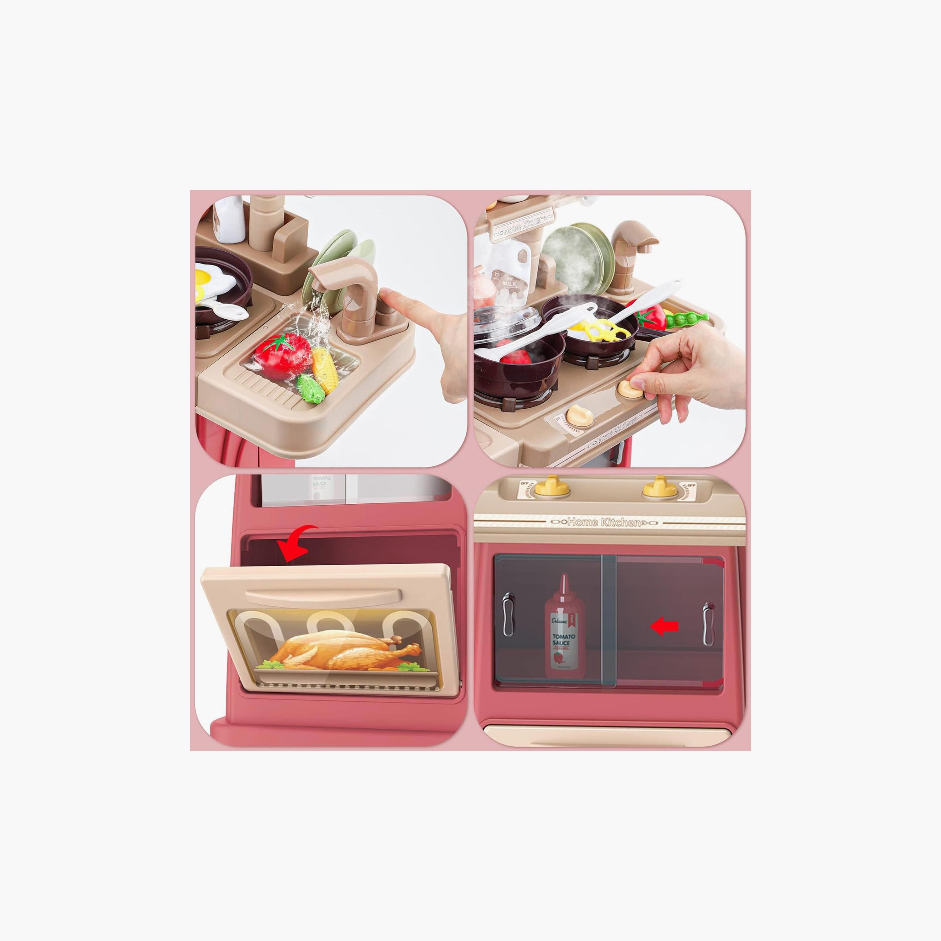 Little Angel Kitchen Toys Playset With Light & Sound-toys-roleplay-kitchensets-image-2