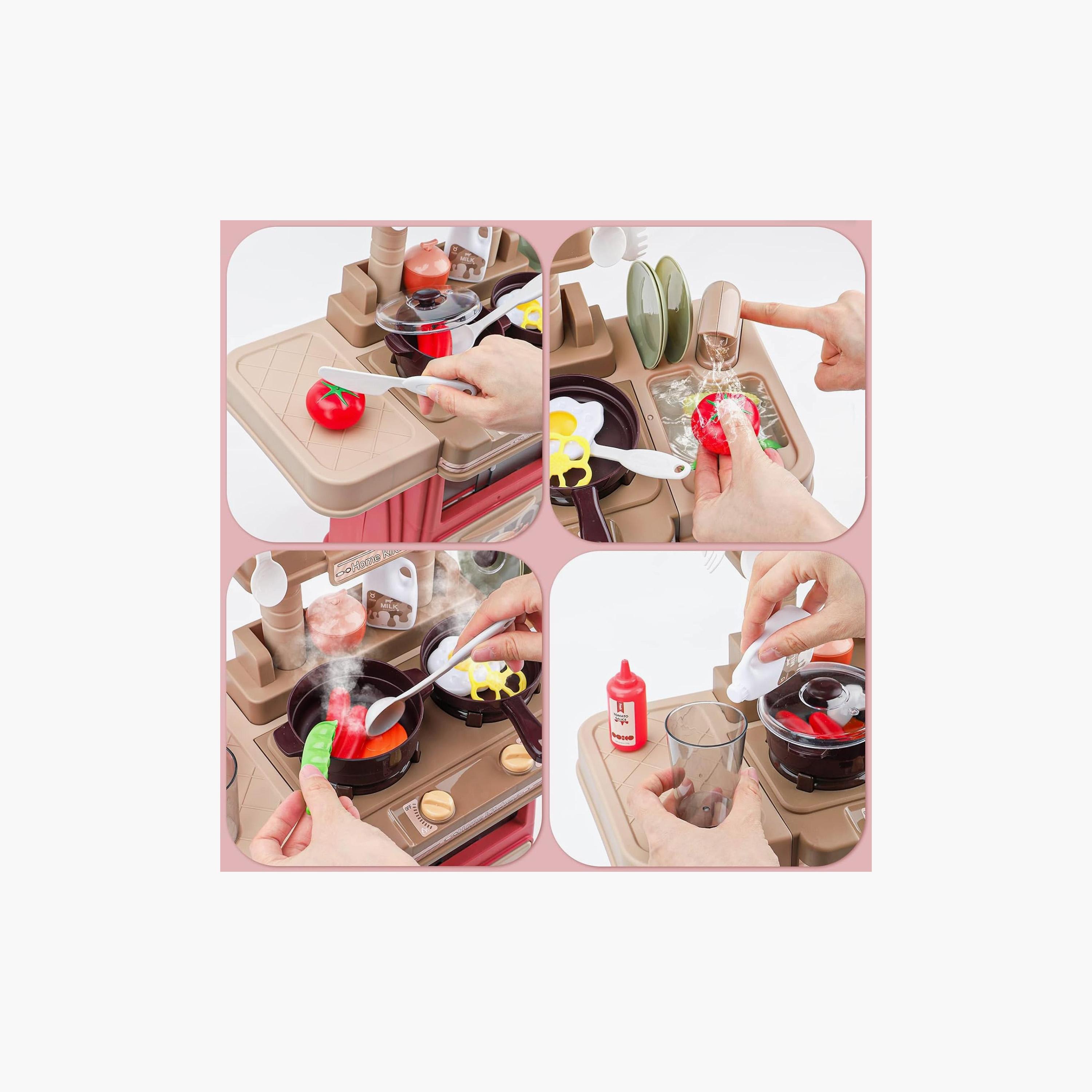 Little Angel Kitchen Toys Playset With Light & Sound-toys-roleplay-kitchensets-image-4