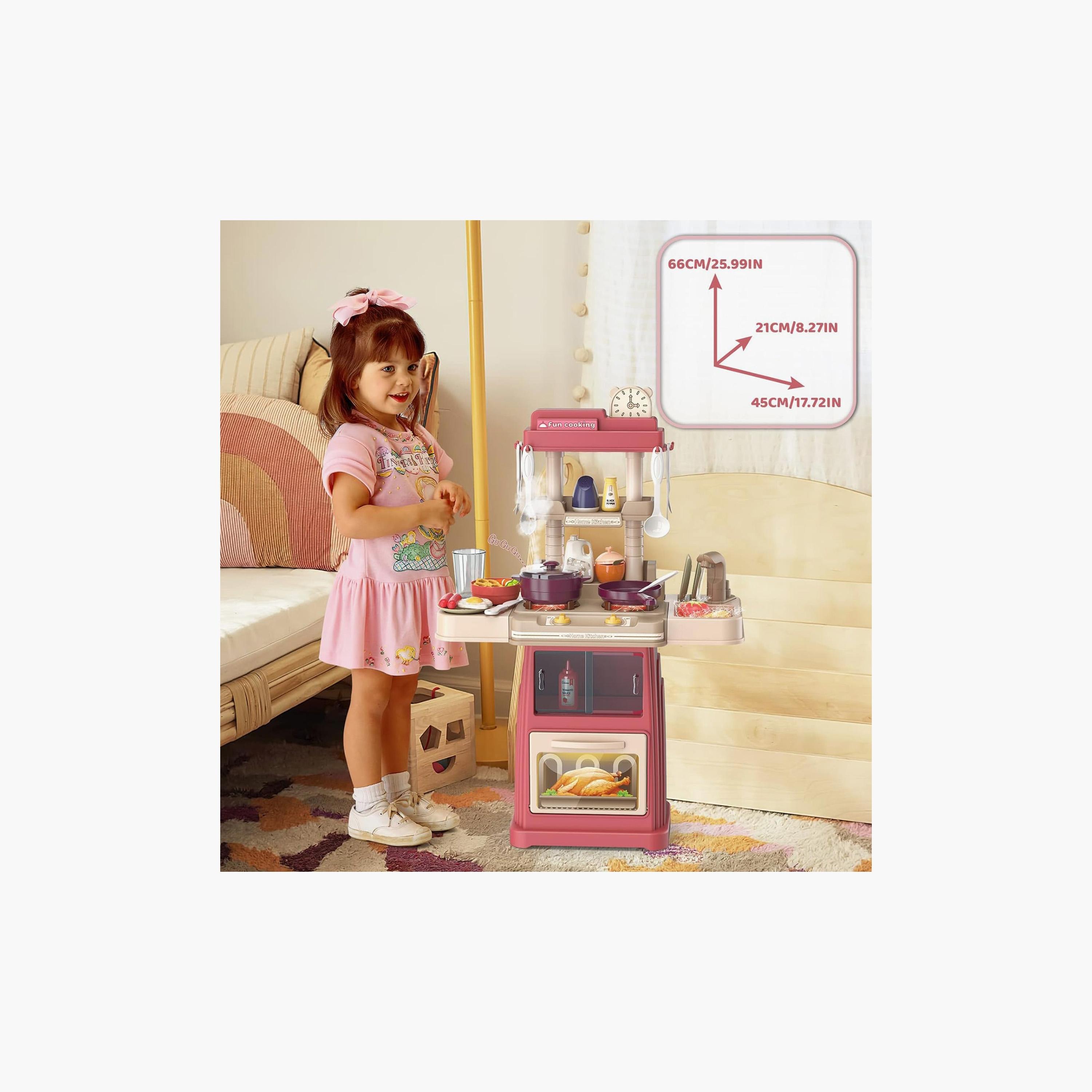 Little Angel Kitchen Toys Playset With Light & Sound-toys-roleplay-kitchensets-image-5