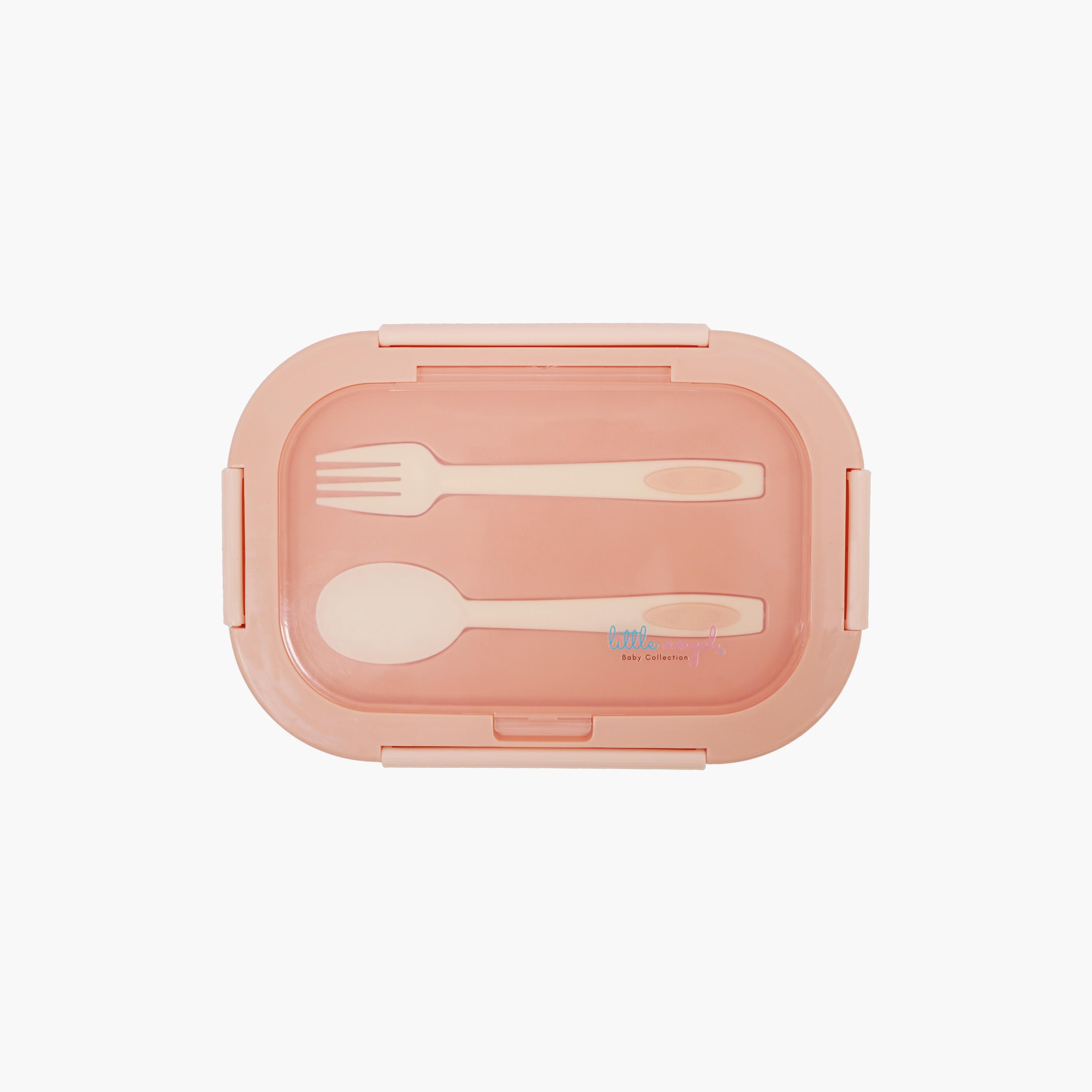 صندوق بينتو من طبقتين مع أدوات المائدة من ليتل أنجل-school-lunchessentials-lunchboxes-image-1